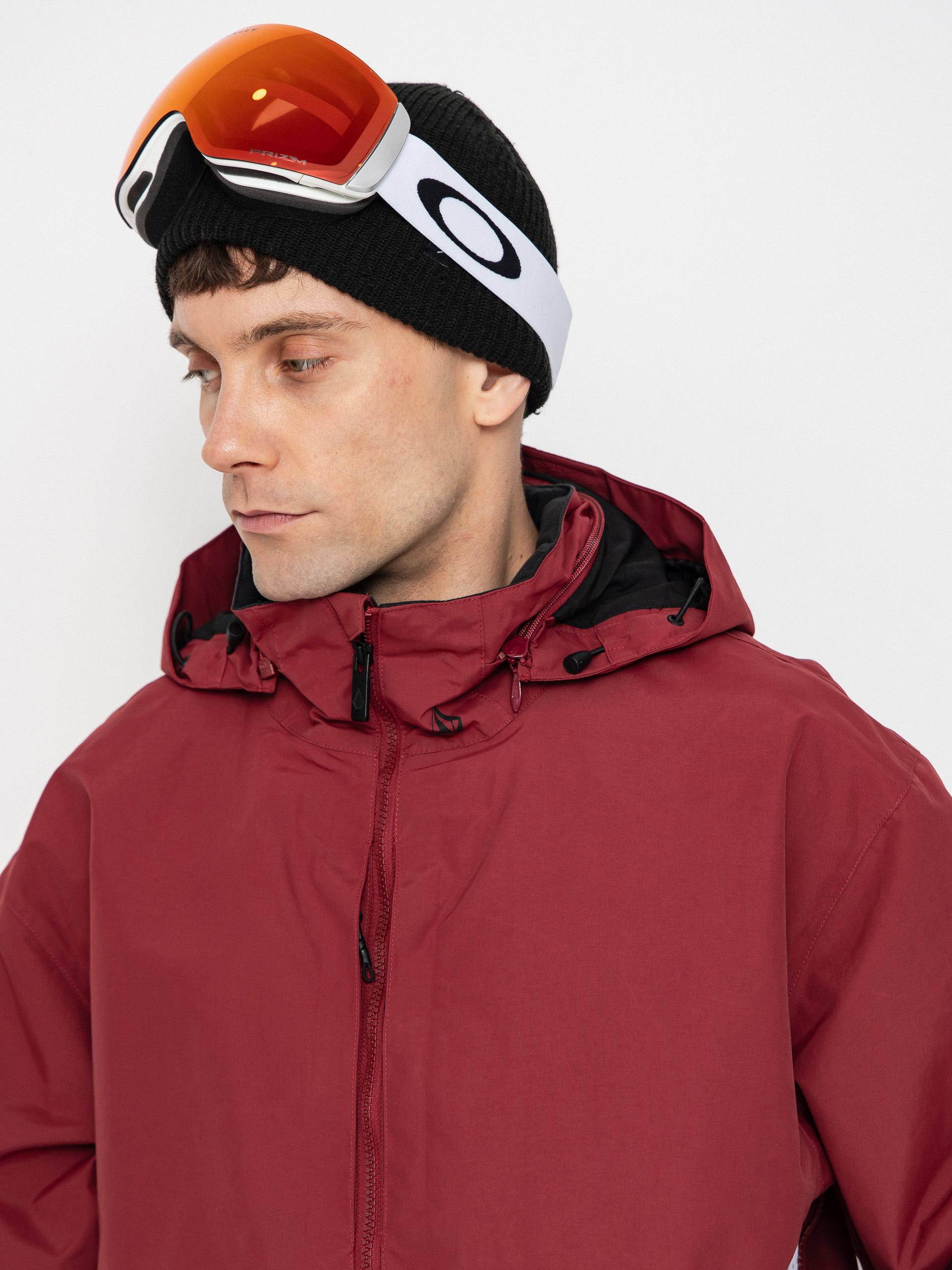 Pánska Snowboardová bunda Volcom Longo Gore Tex (burnt red)