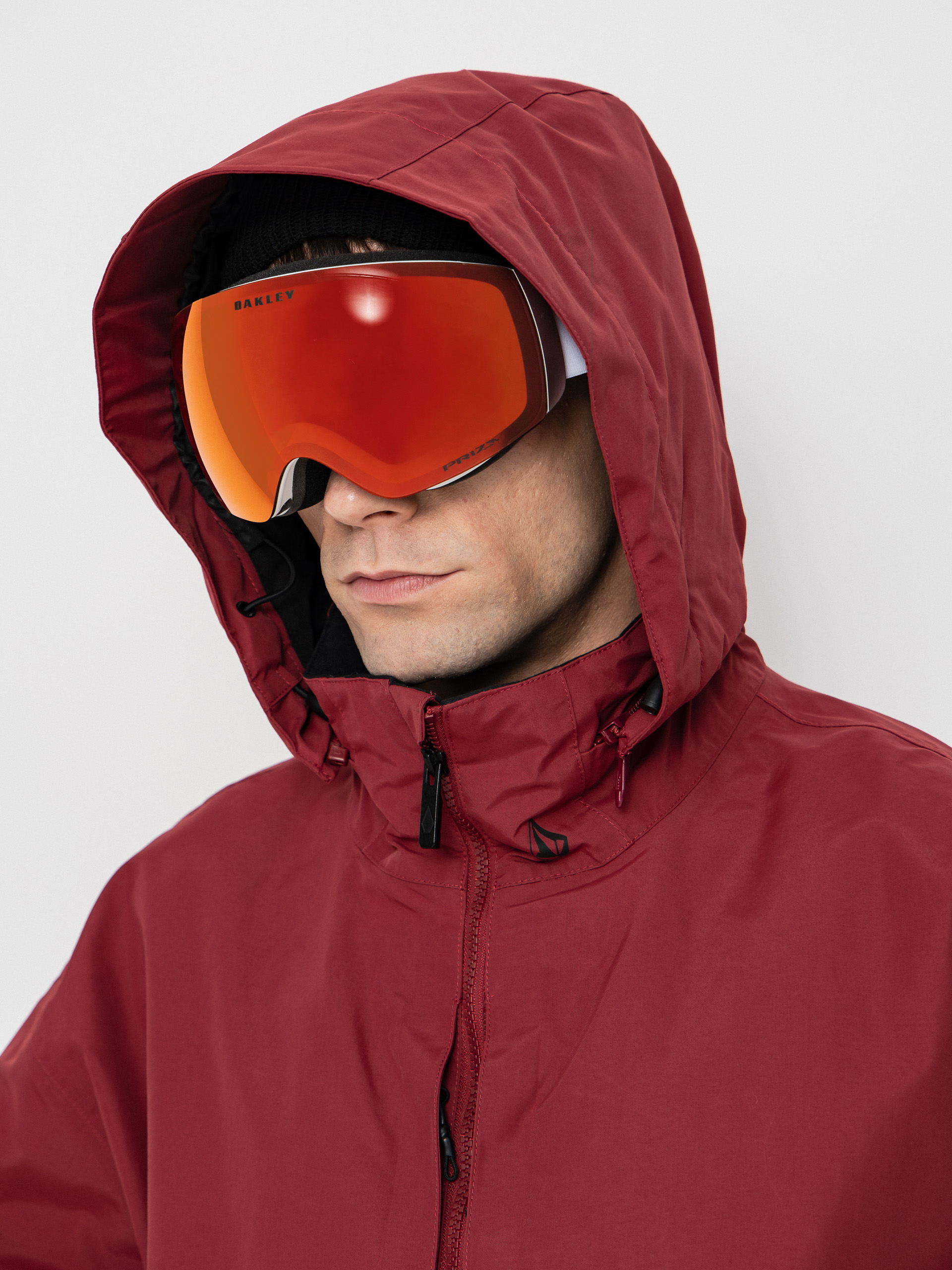 Pánska Snowboardová bunda Volcom Longo Gore Tex (burnt red)