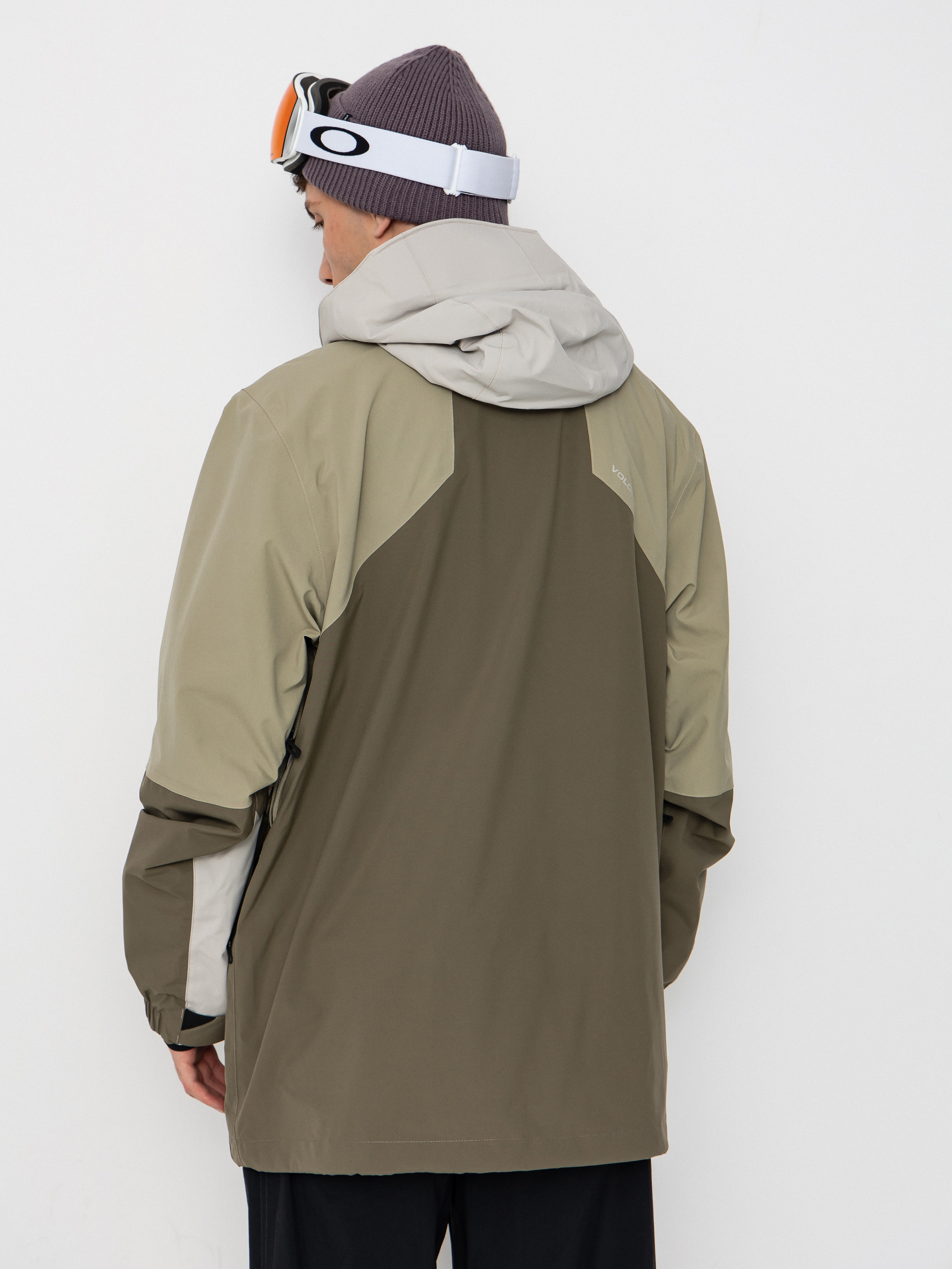 Pánska Snowboardová bunda Volcom Rnge Stretch 30K (moss green)