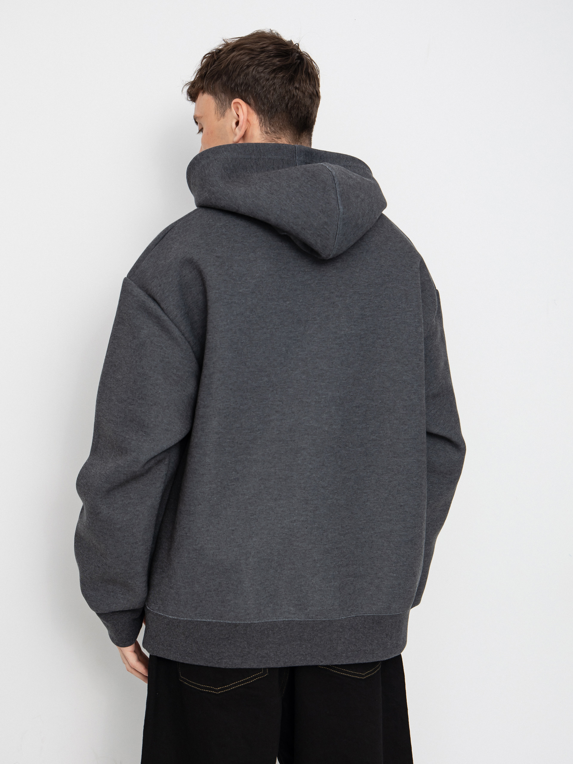Mikina s kapucňou Carhartt WIP Alda HD (black/white)