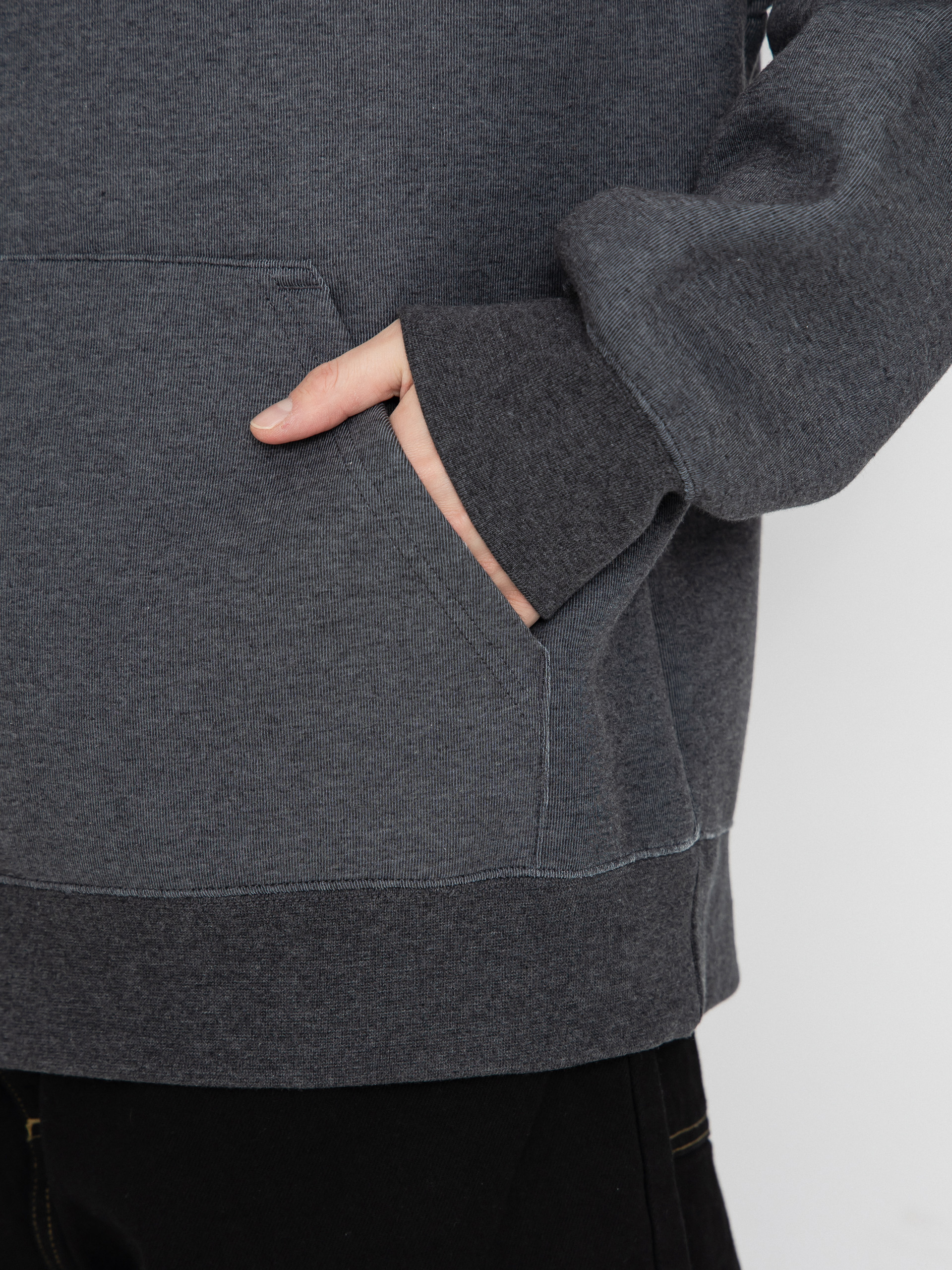 Mikina s kapucňou Carhartt WIP Alda HD (black/white)