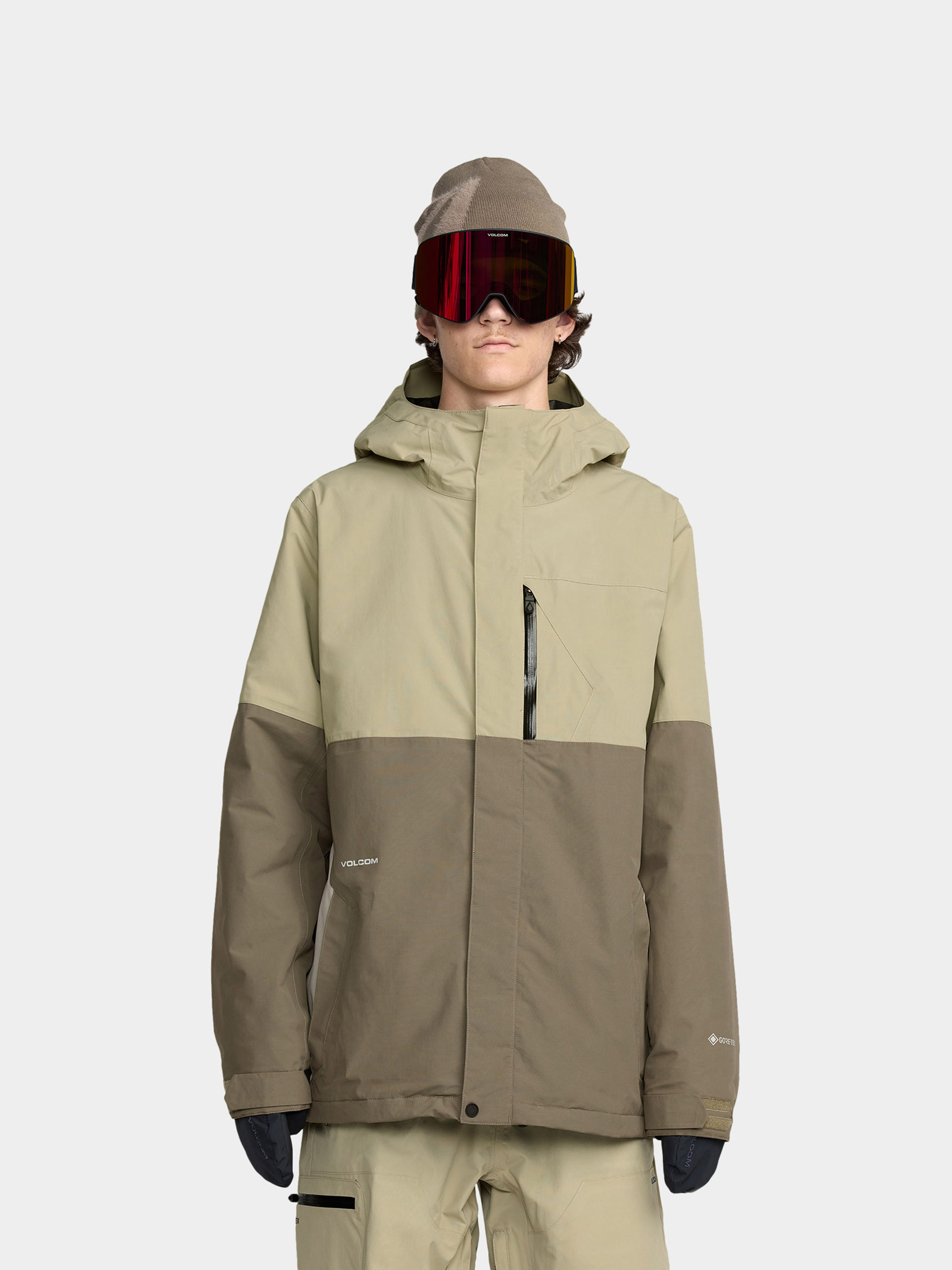 Snowboardovu00e1 bunda Volcom L Gore Tex (moss green)