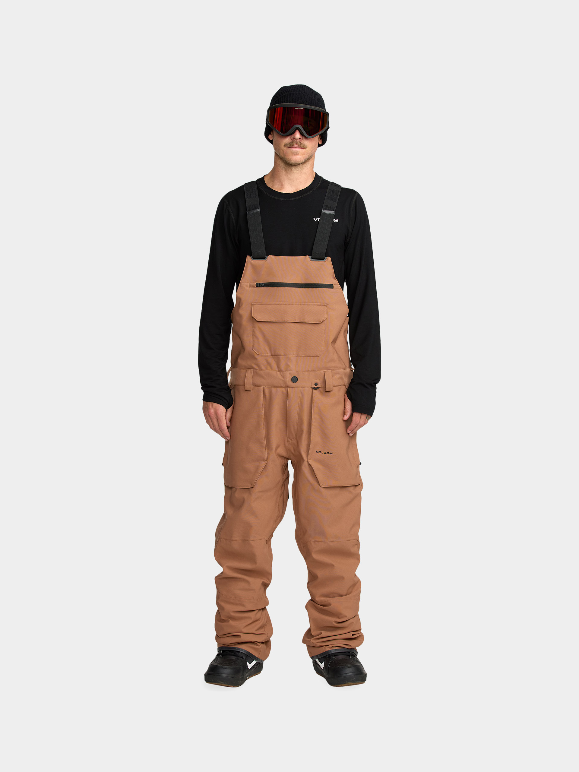 Snowboardové nohavice Volcom Roan Bib Overall (terra brown)