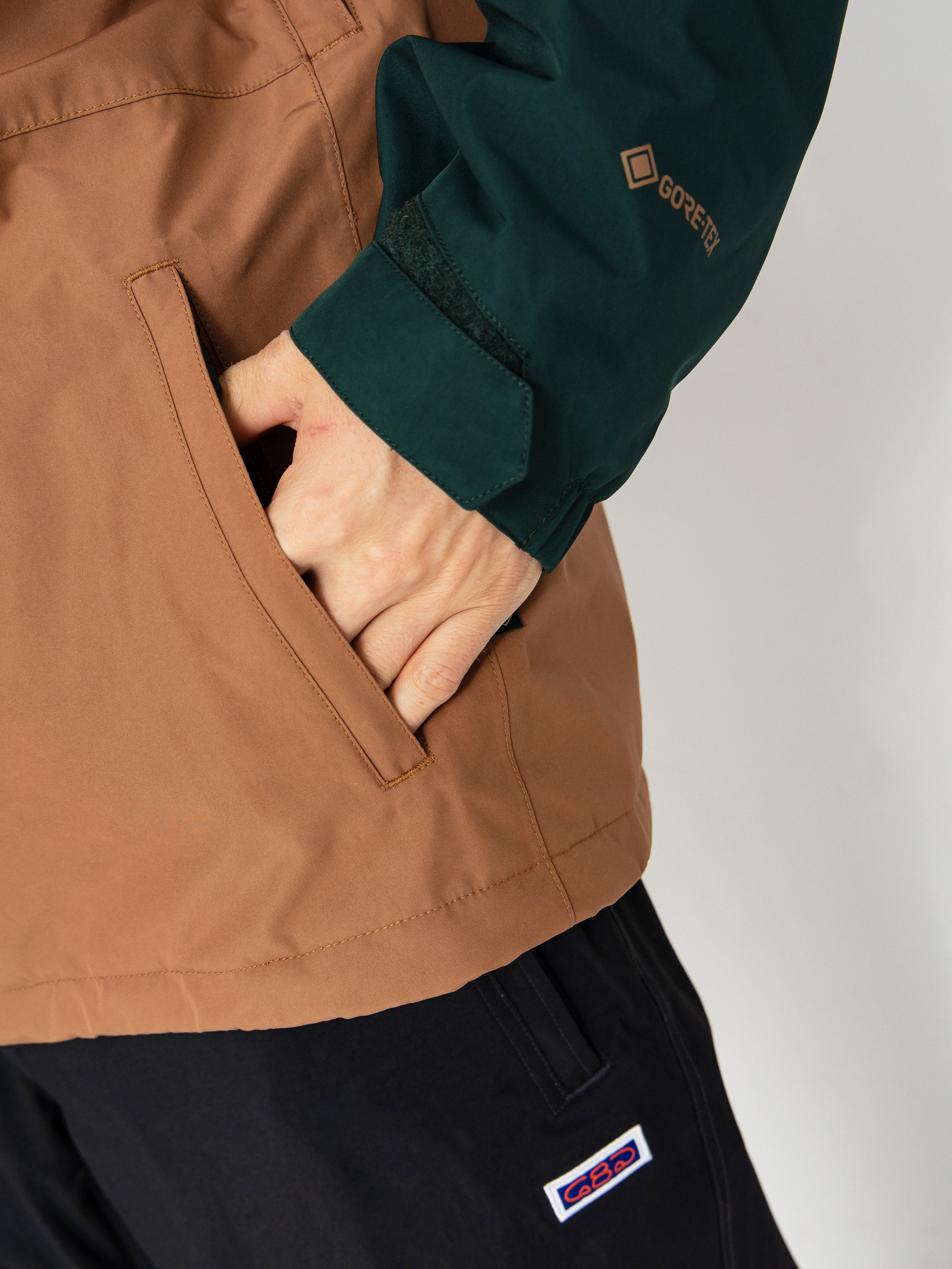 Pánska Snowboardová bunda Volcom Dua Ins Gore Tex (terra brown)