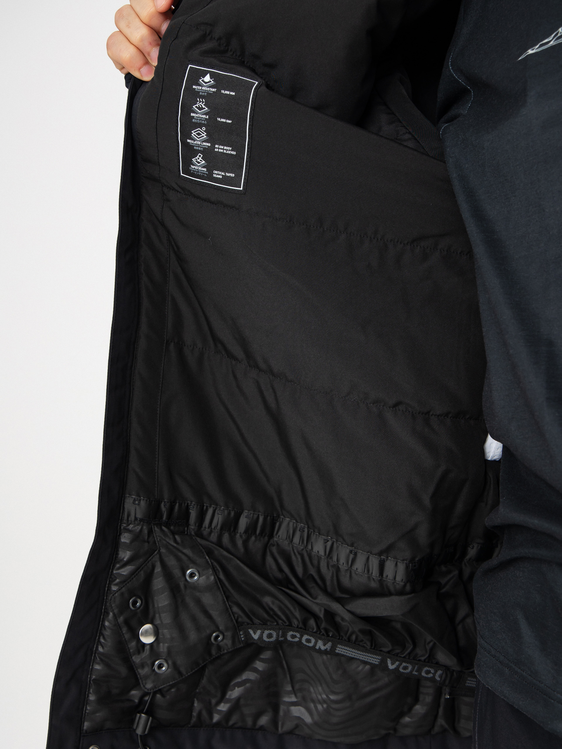 Pánska Snowboardová bunda Volcom Primry Ins (black)