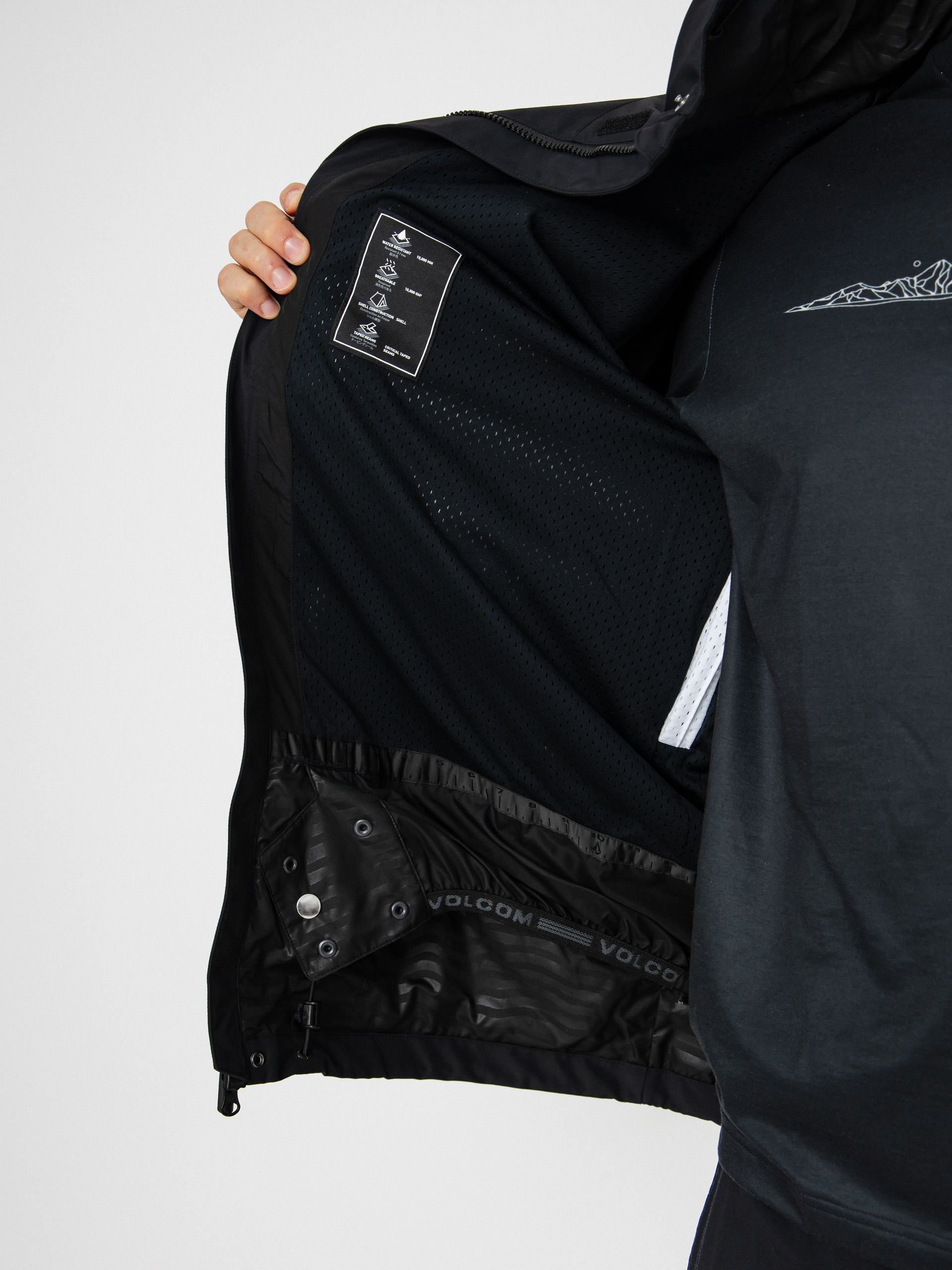 Pánska Snowboardová bunda Volcom Primry (black)