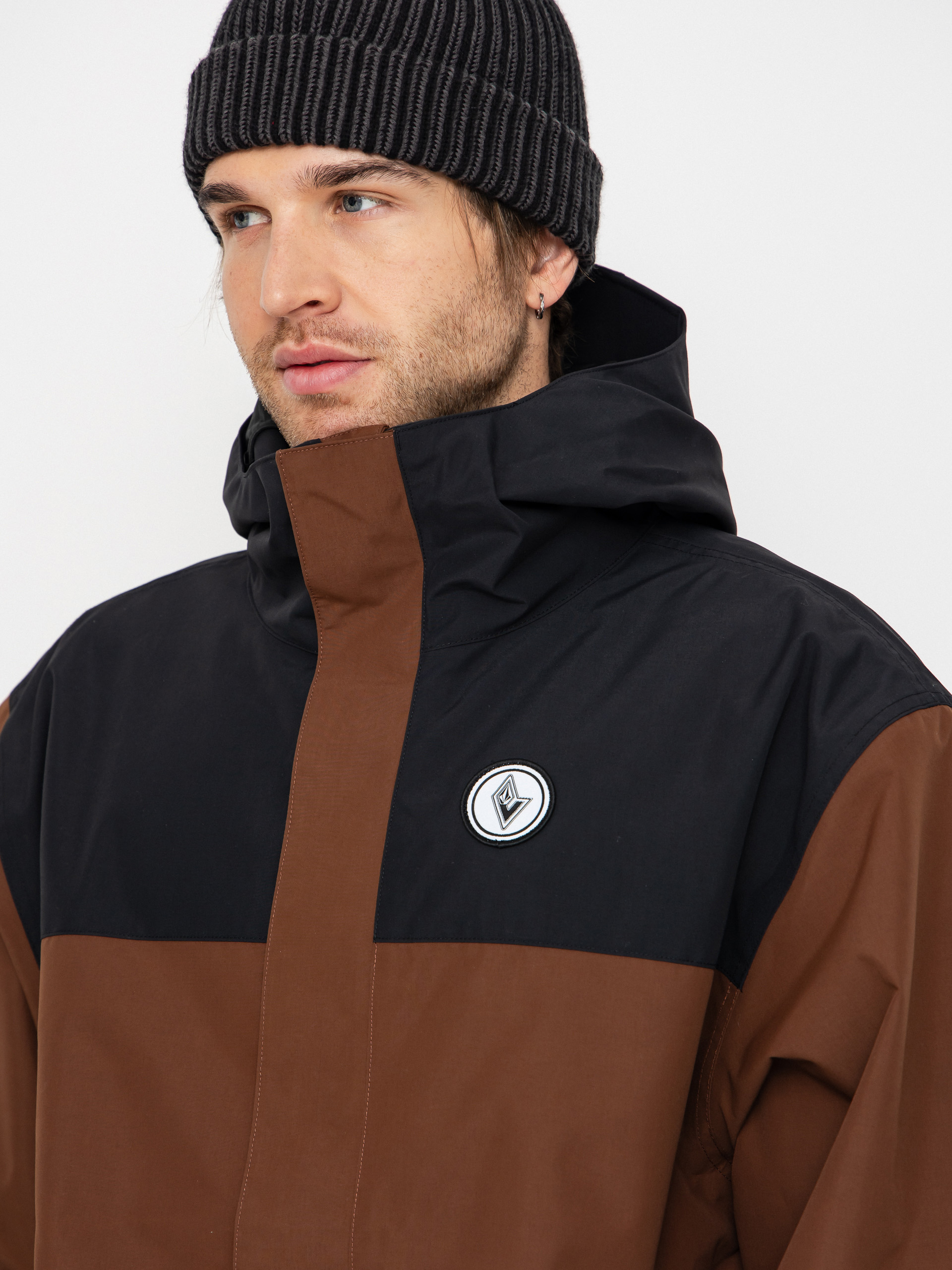 Pánska Snowboardová bunda Volcom Buckthreeeighty (brown)