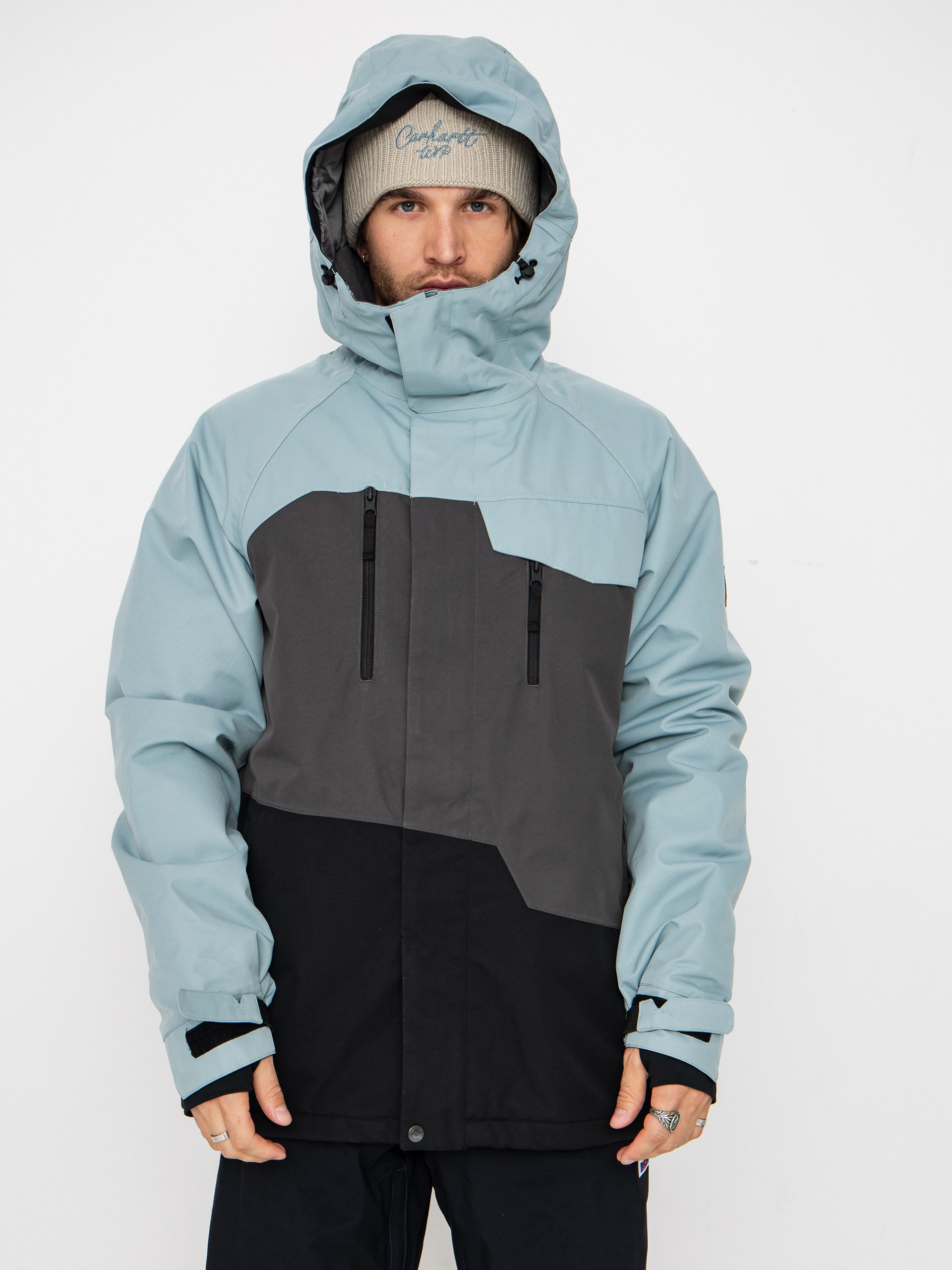 Snowboardovu00e1 bunda 686 Geo Insulated (dusty marine colorblock)