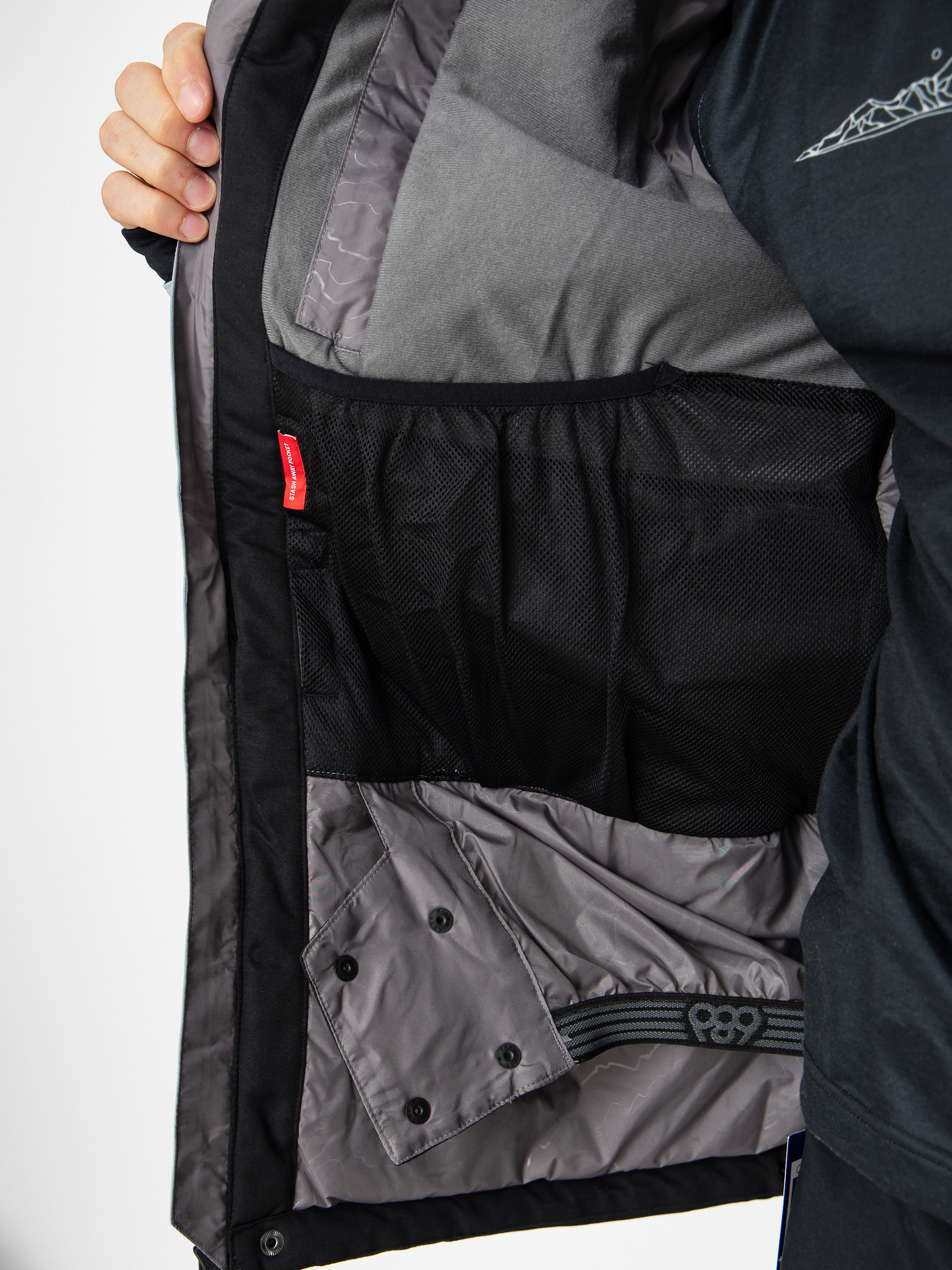 Pánska Snowboardová bunda 686 Geo Insulated (dusty marine colorblock)