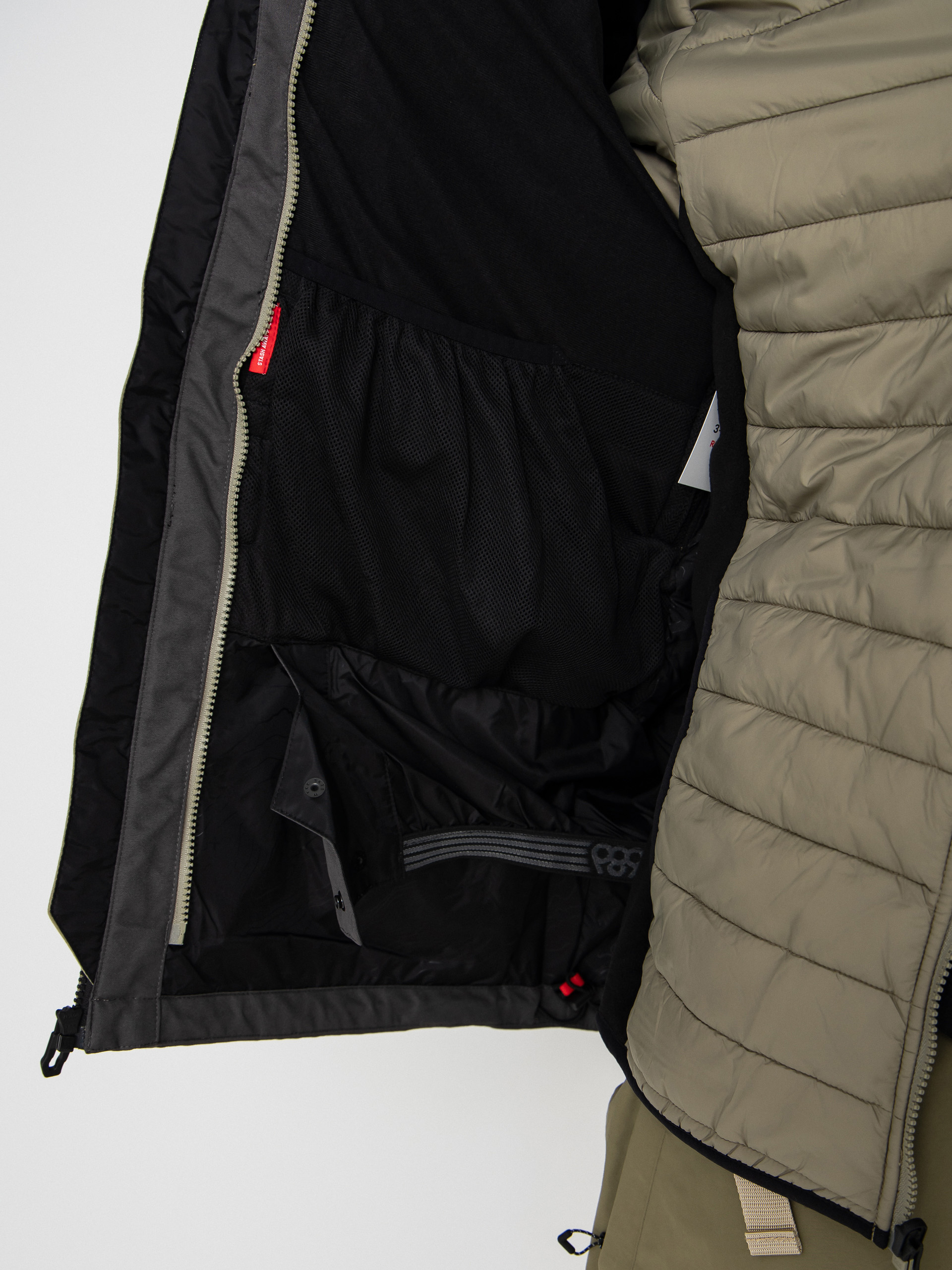 Pánska Snowboardová bunda 686 Smarty 3 In 1 Form (sage colorblock)