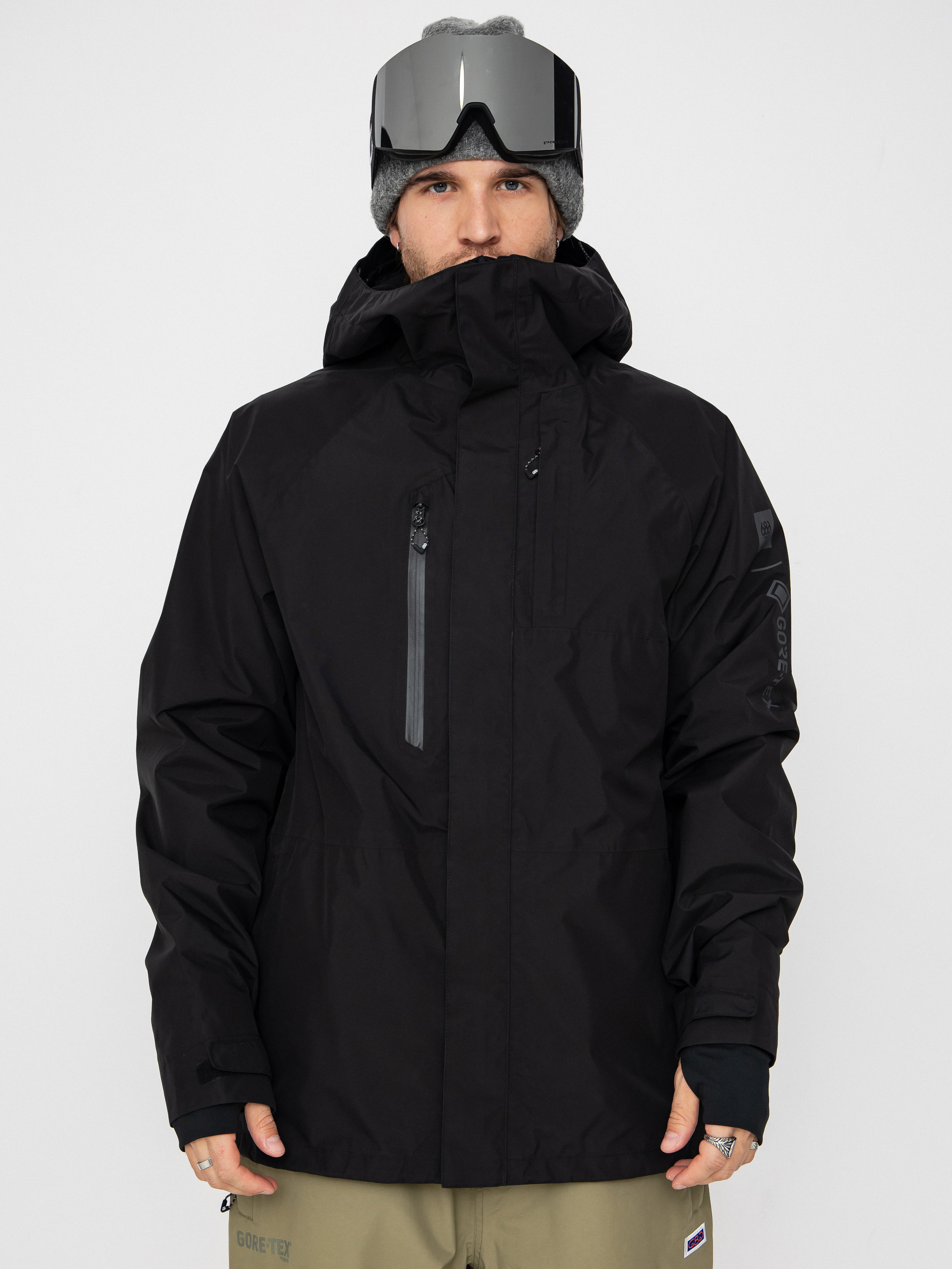 Snowboardovu00e1 bunda 686 Gore-TeX Core (black)