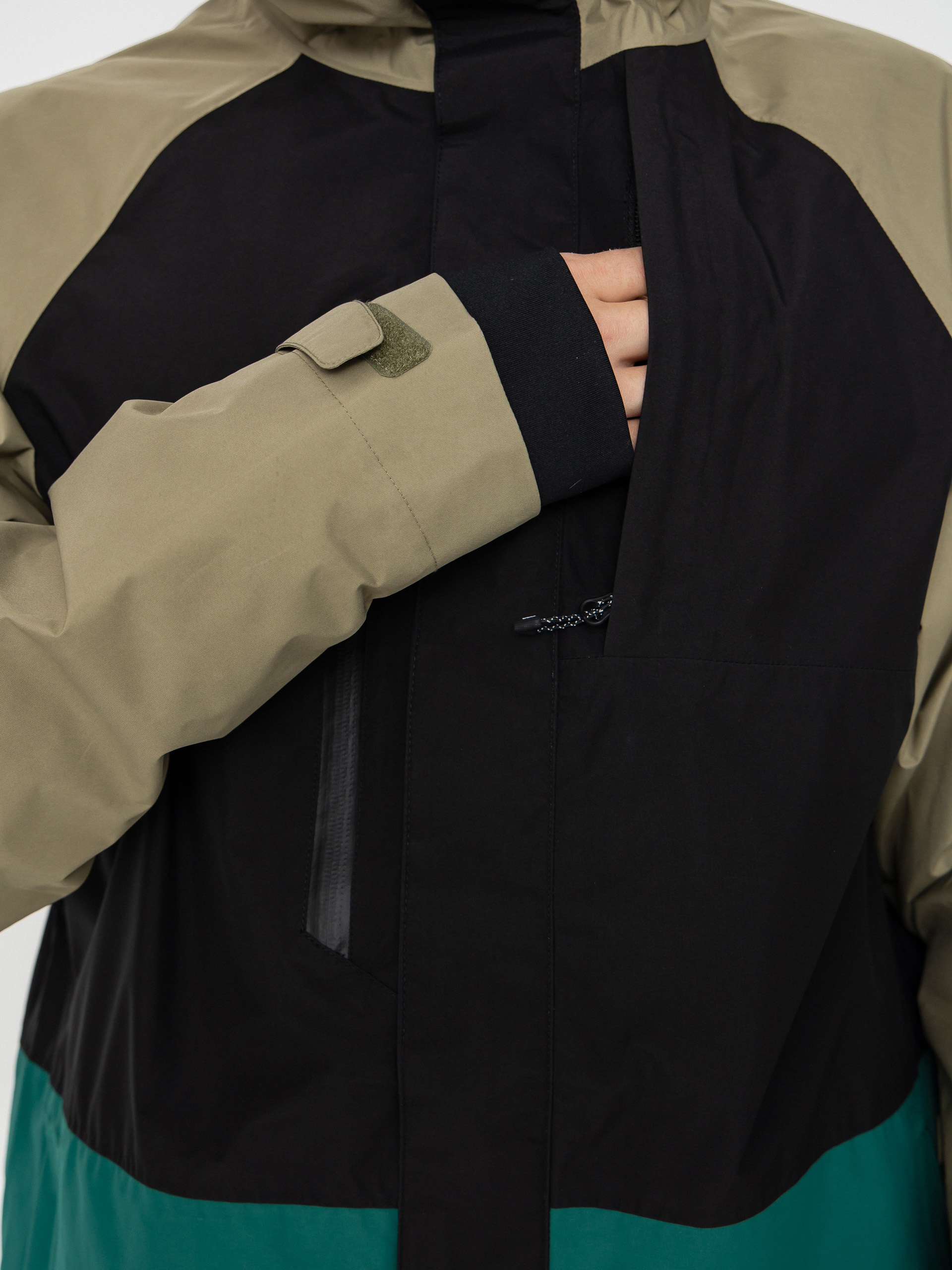 Pánska Snowboardová bunda 686 Gore-TeX Core (sage colorblock)