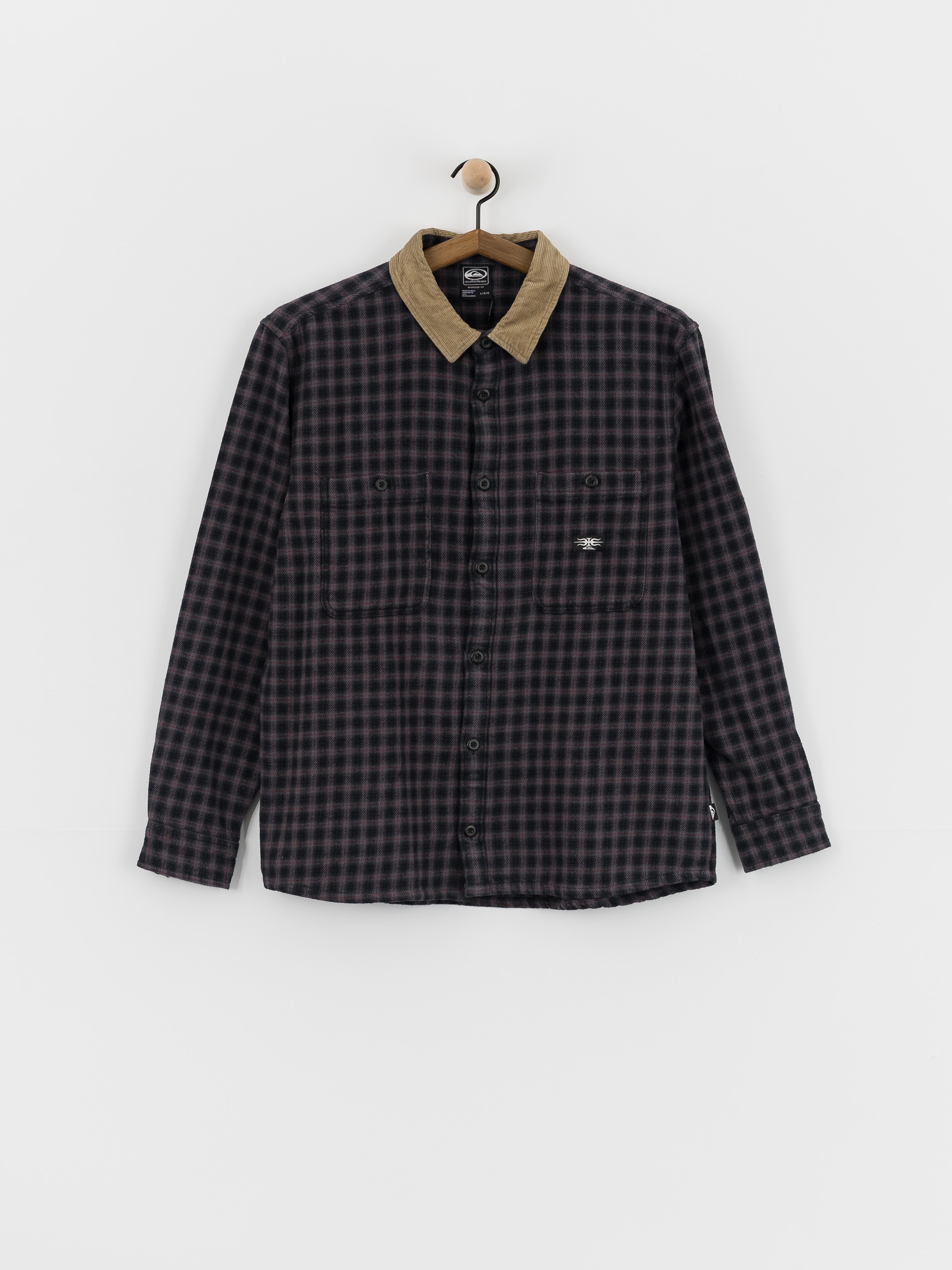 Košeľa Quiksilver Mercury Sandstrokes (sand strokes black)