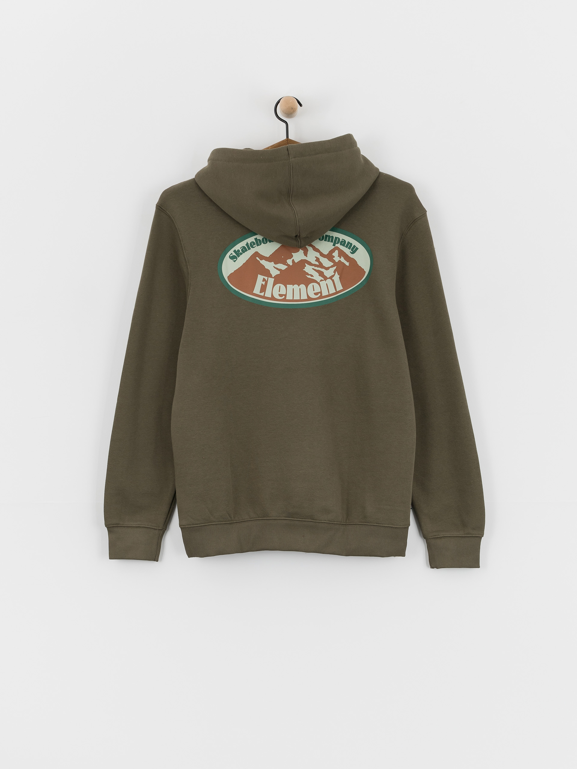 Mikina s kapucňou Element Epic HD (kalamata)