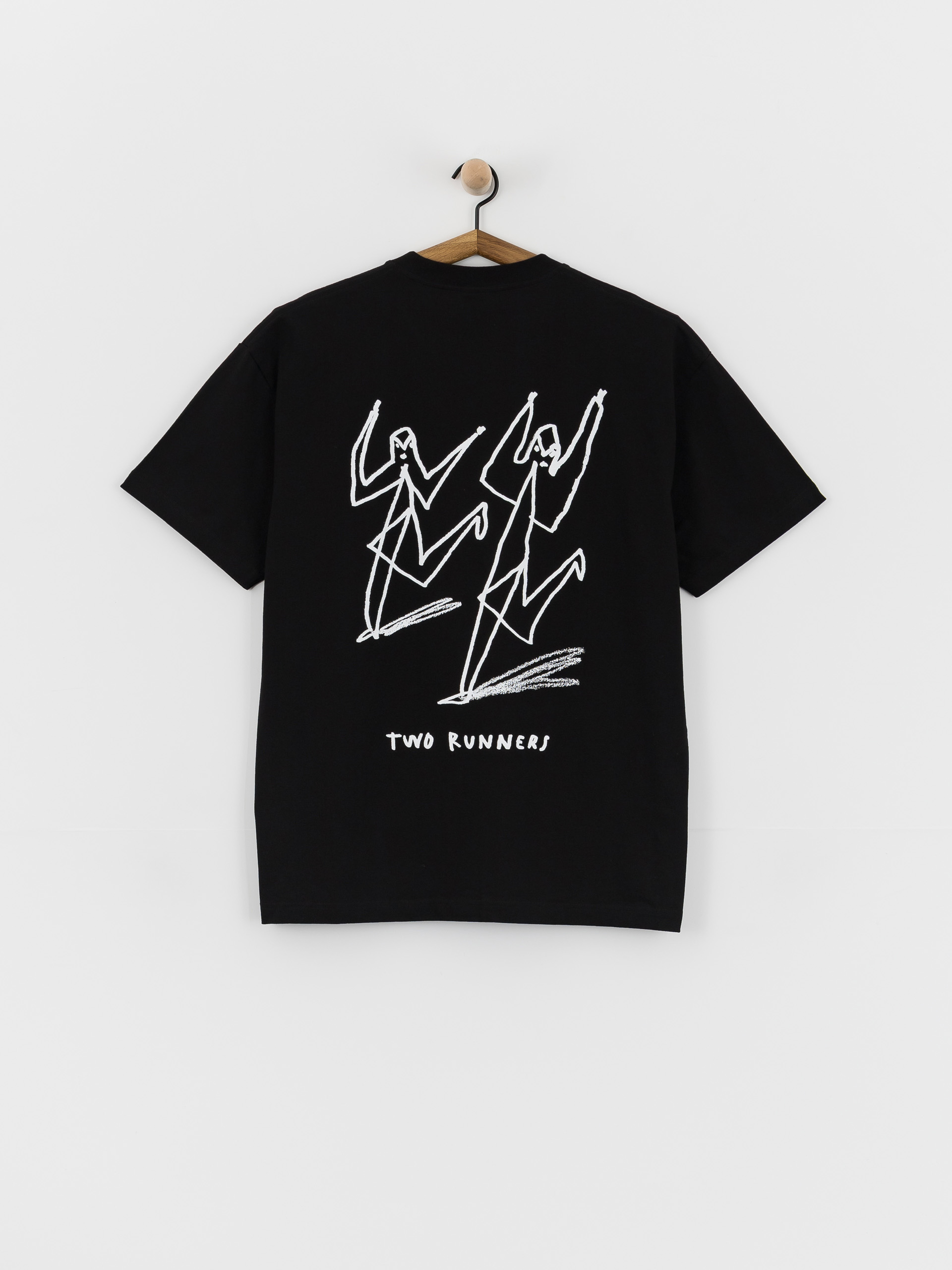 Tričko Polar Skate Two Runners (black)