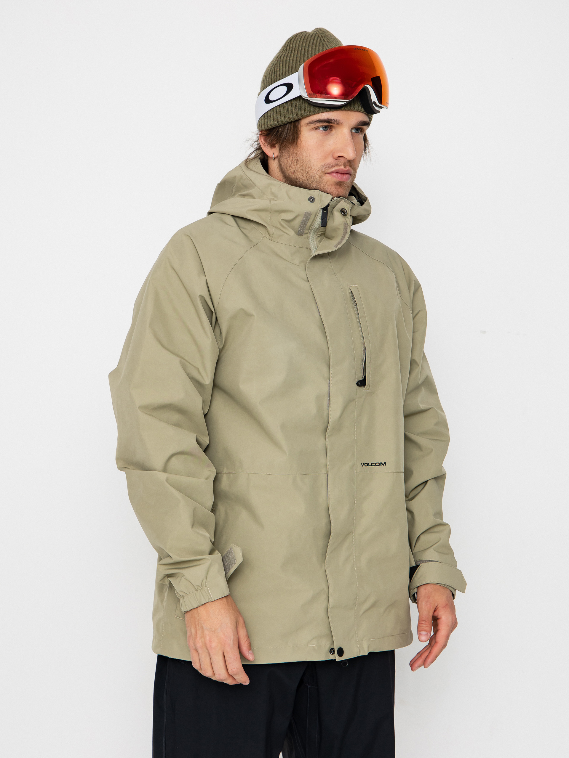 Pánska Snowboardová bunda Volcom Dua Gore Tex (moss green)