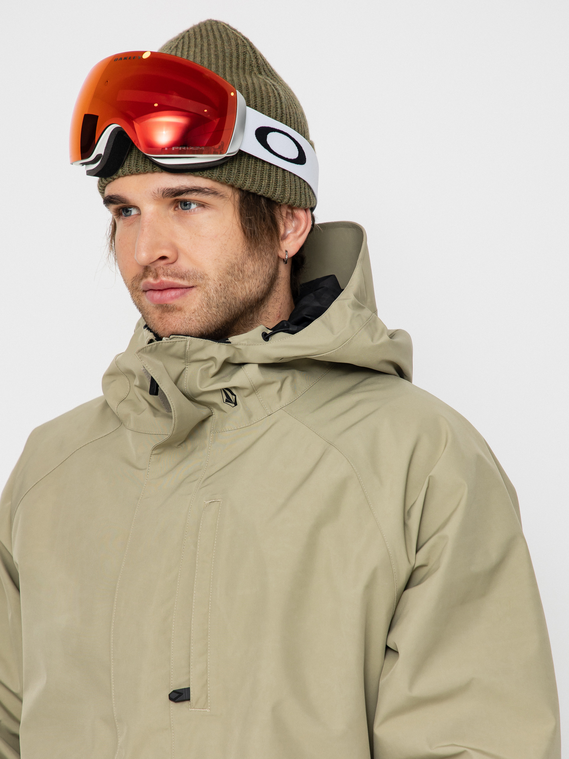 Pánska Snowboardová bunda Volcom Dua Gore Tex (moss green)