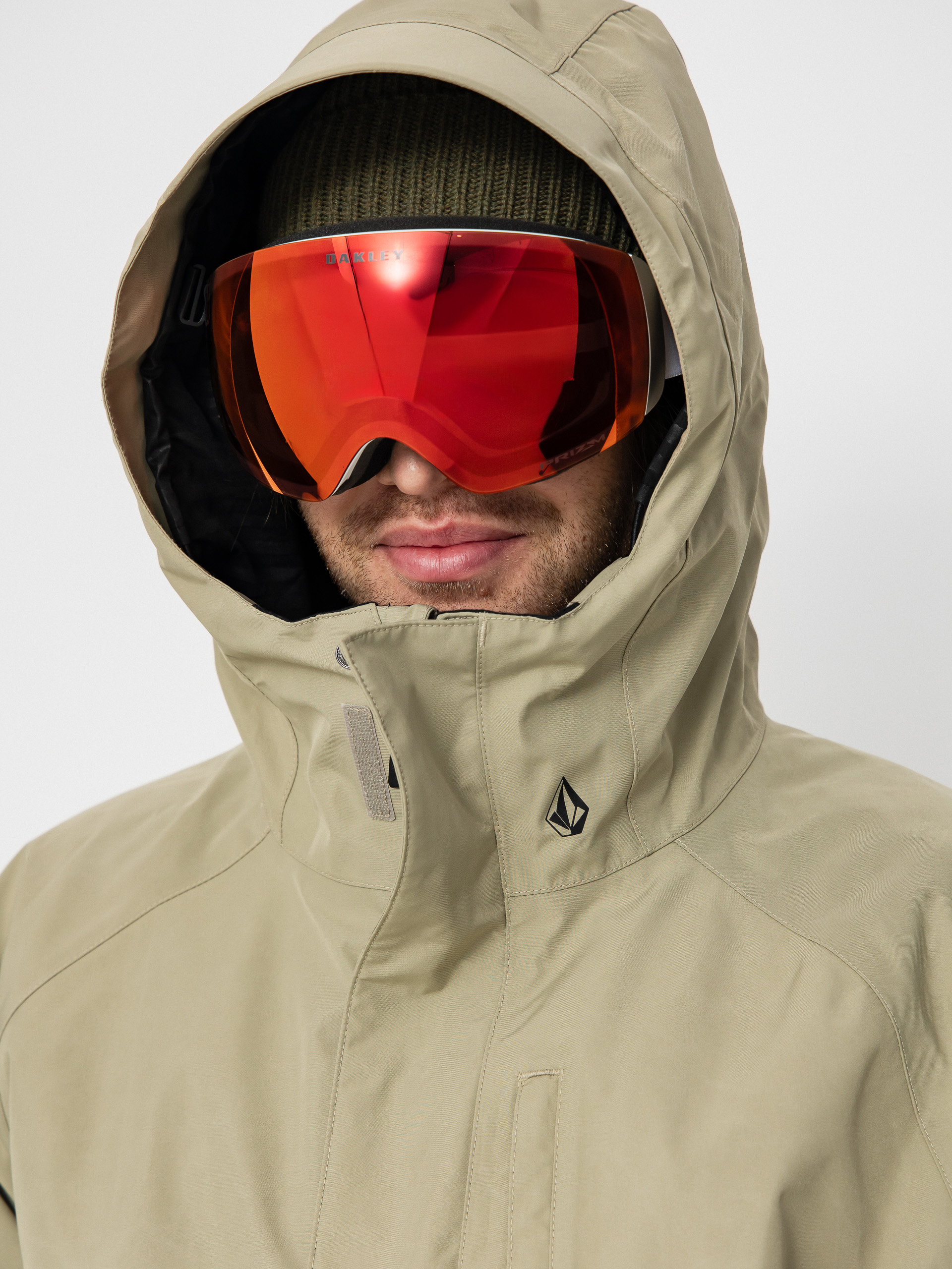 Pánska Snowboardová bunda Volcom Dua Gore Tex (moss green)