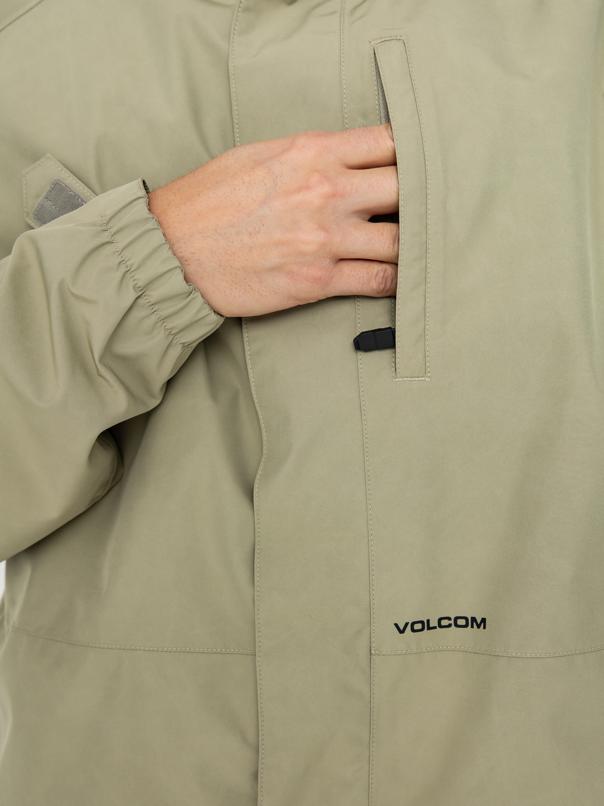Pánska Snowboardová bunda Volcom Dua Gore Tex (moss green)