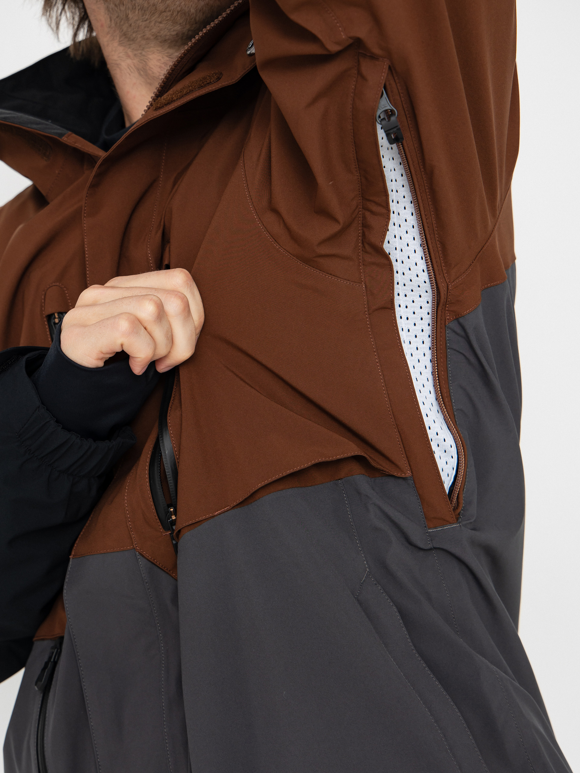 Pánska Snowboardová bunda Volcom Rnge Stretch 30K (brown)