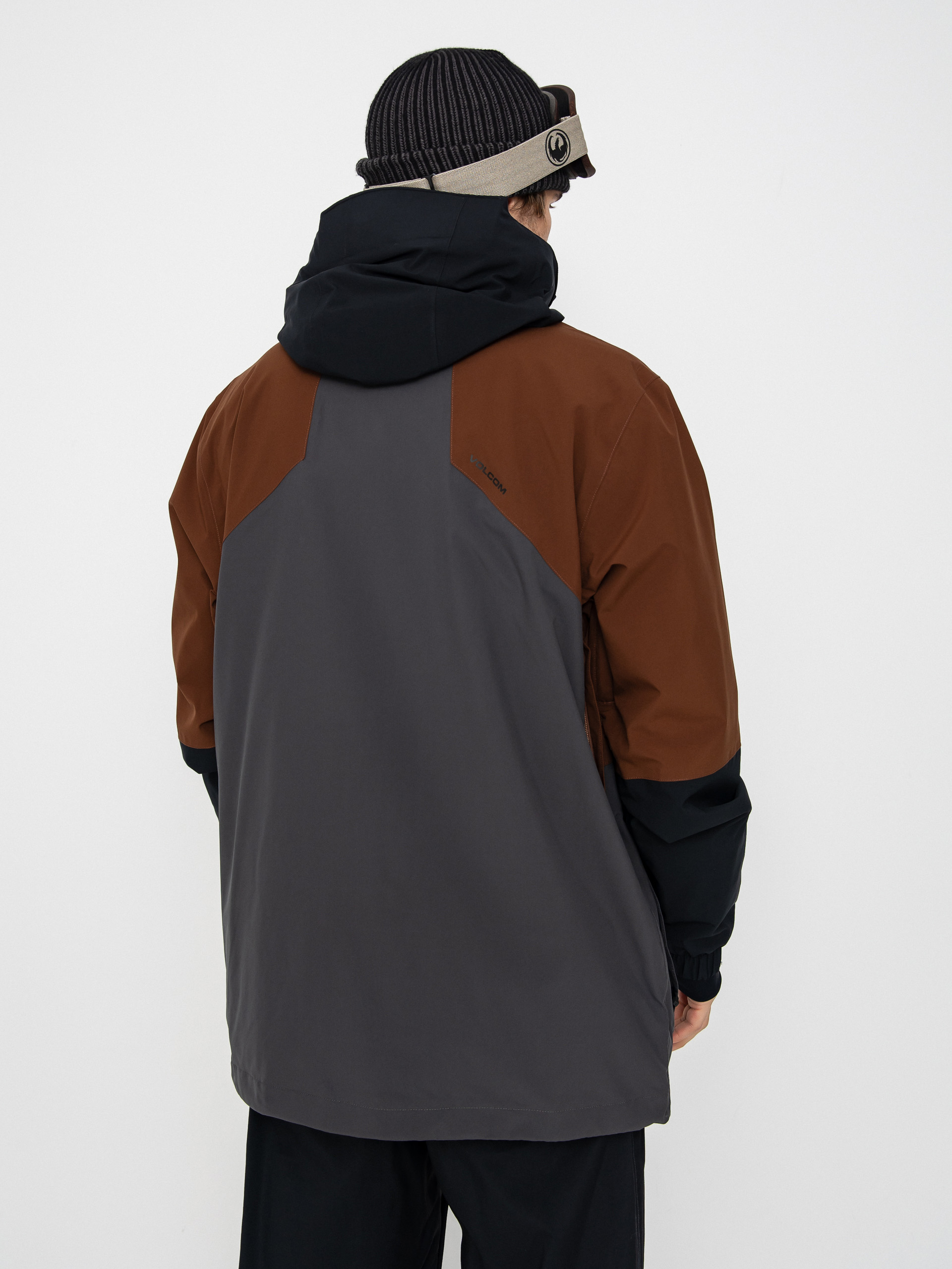 Pánska Snowboardová bunda Volcom Rnge Stretch 30K (brown)