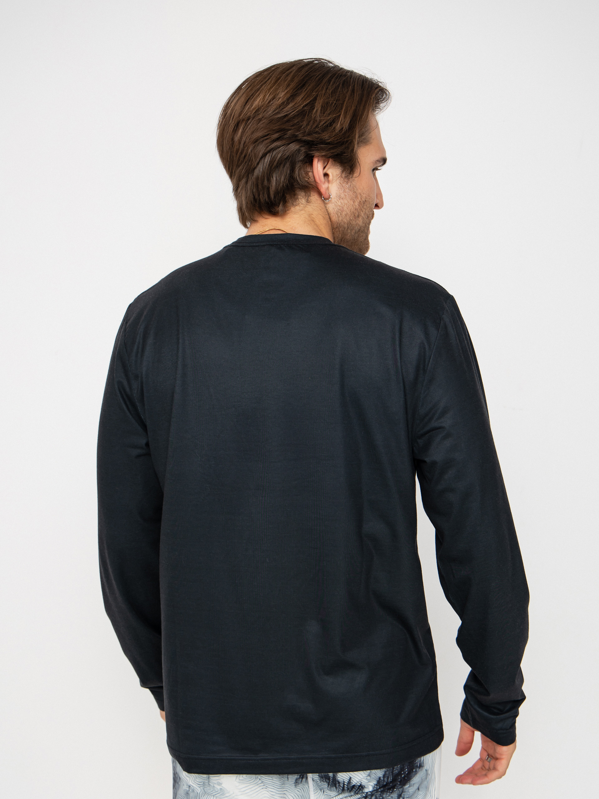 Košeľa Jones Snowboards Rec Tech Ls (stealth black)