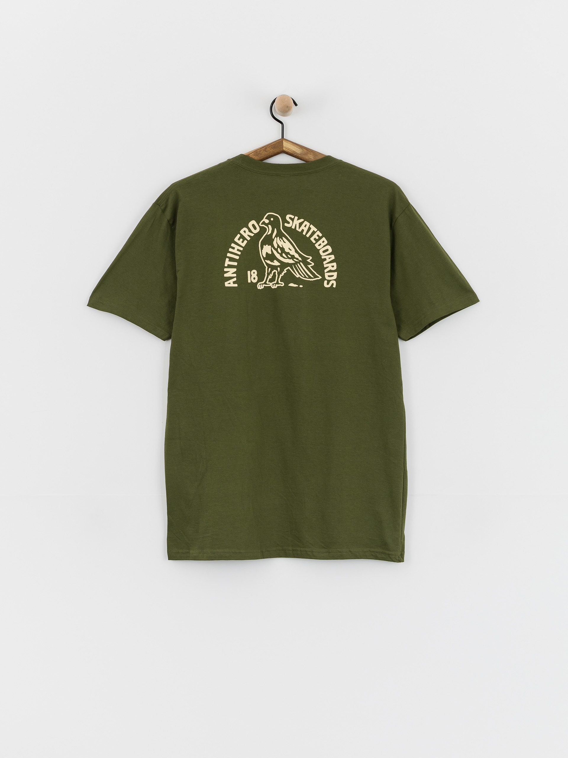 Tričko Antihero Clubhouse (olive w/cream prints)