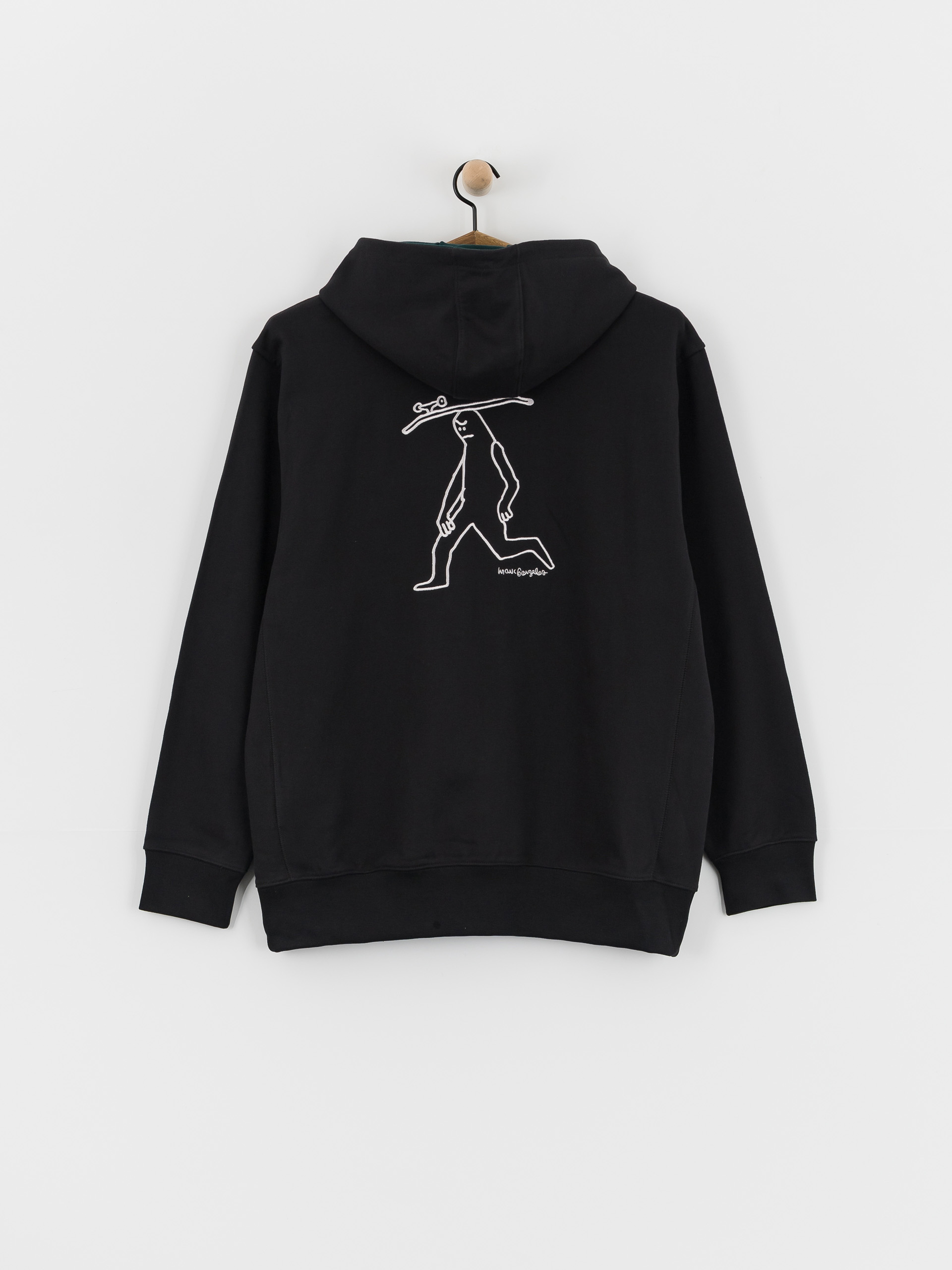 Mikina s kapucňou adidas Gonz Head HD (black/aurivy)