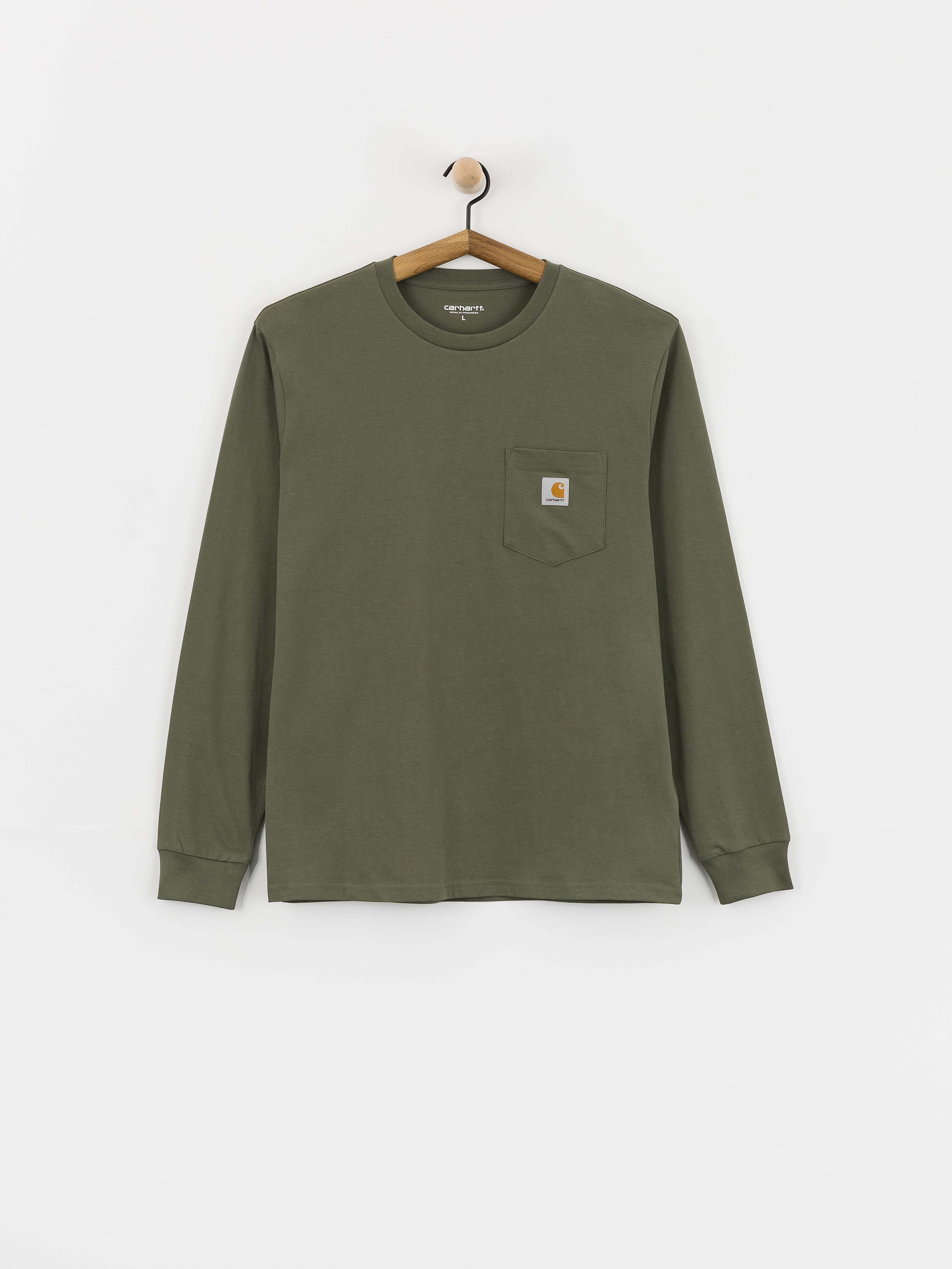 Triko Carhartt WIP Pocket (leaf)