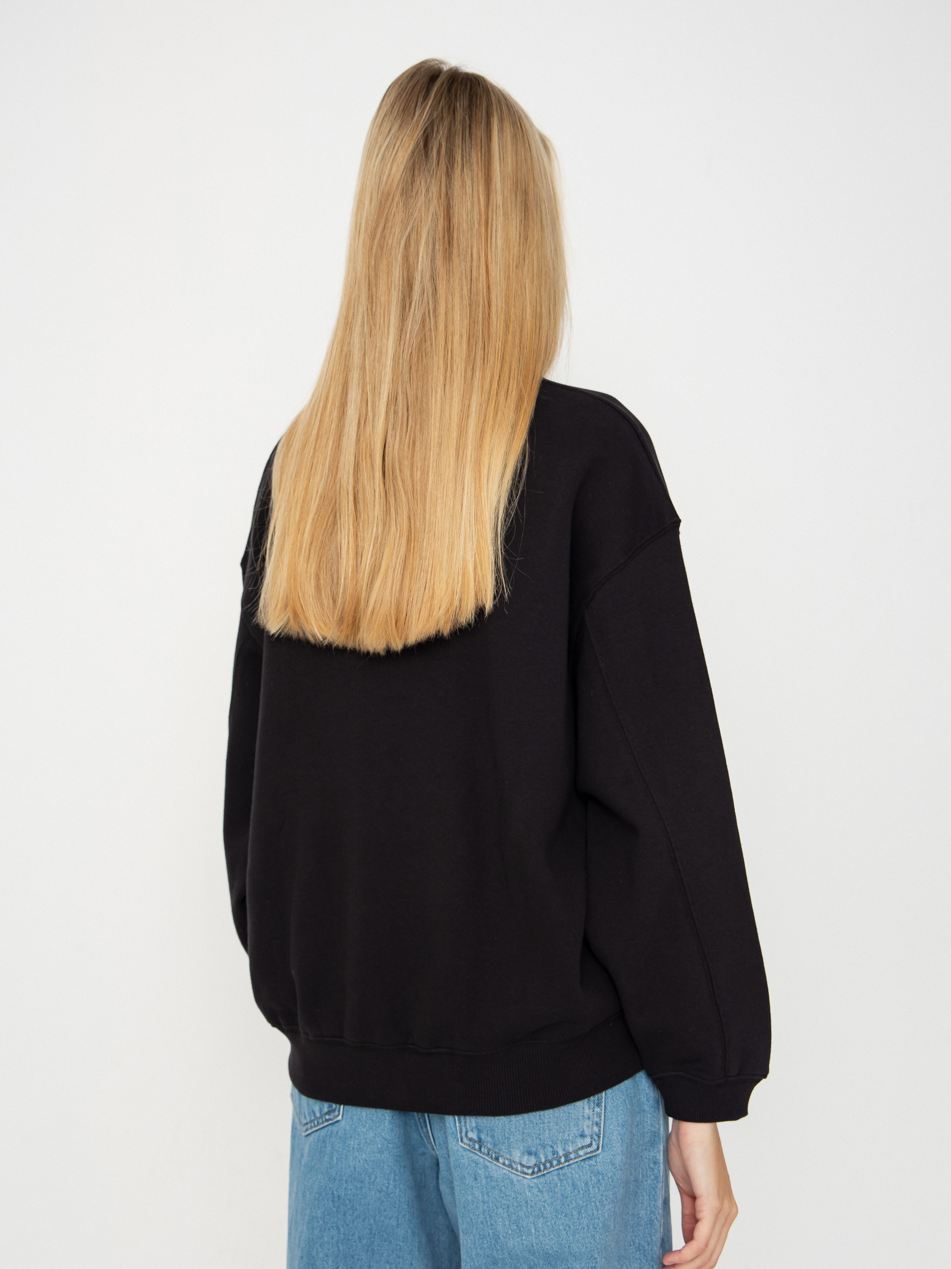 Mikina Billabong So Sunny Kendal Crew Wmn (black pebble)