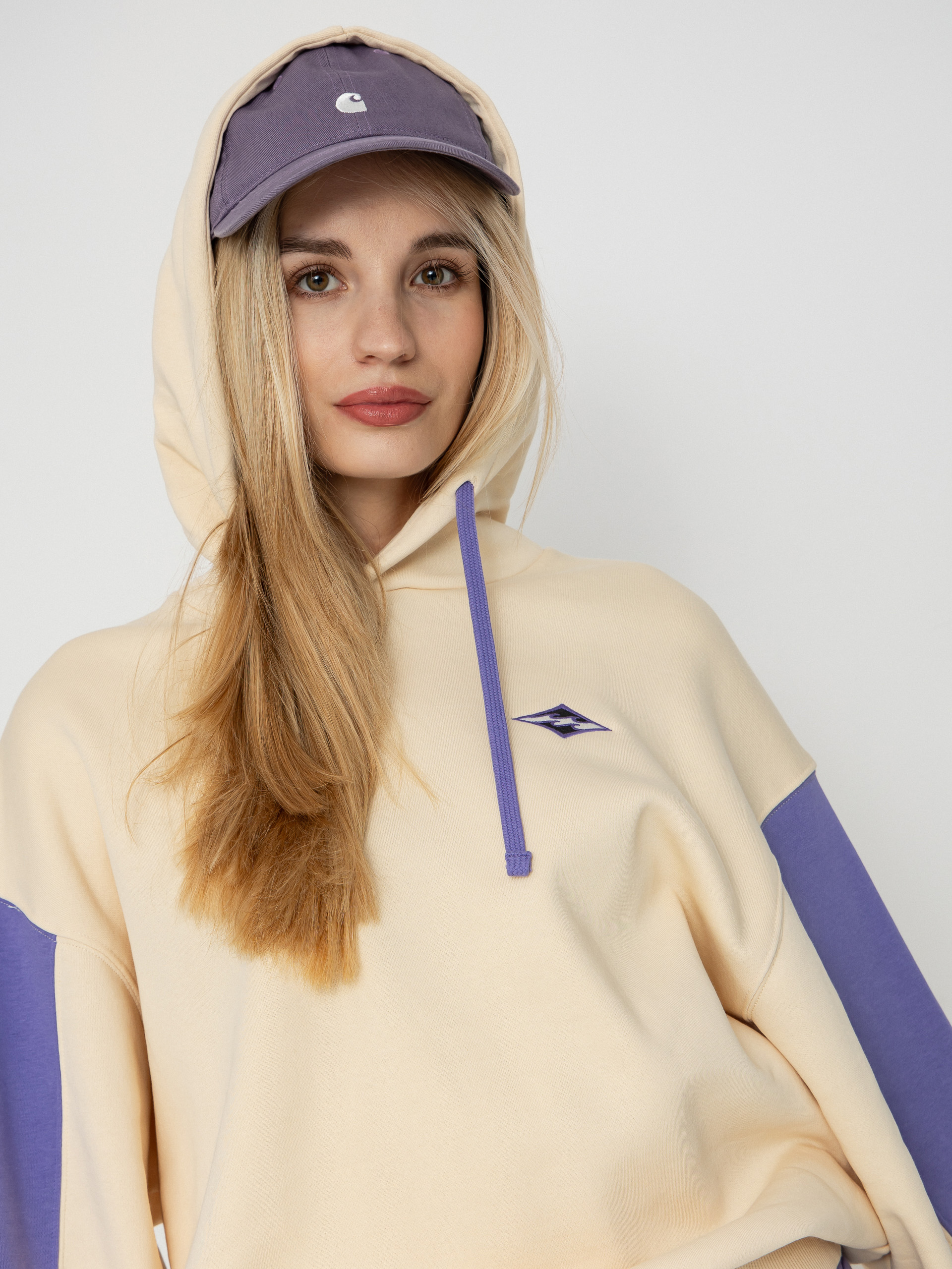 Mikina s kapucňou Billabong 73 HD Wmn (whitecap)