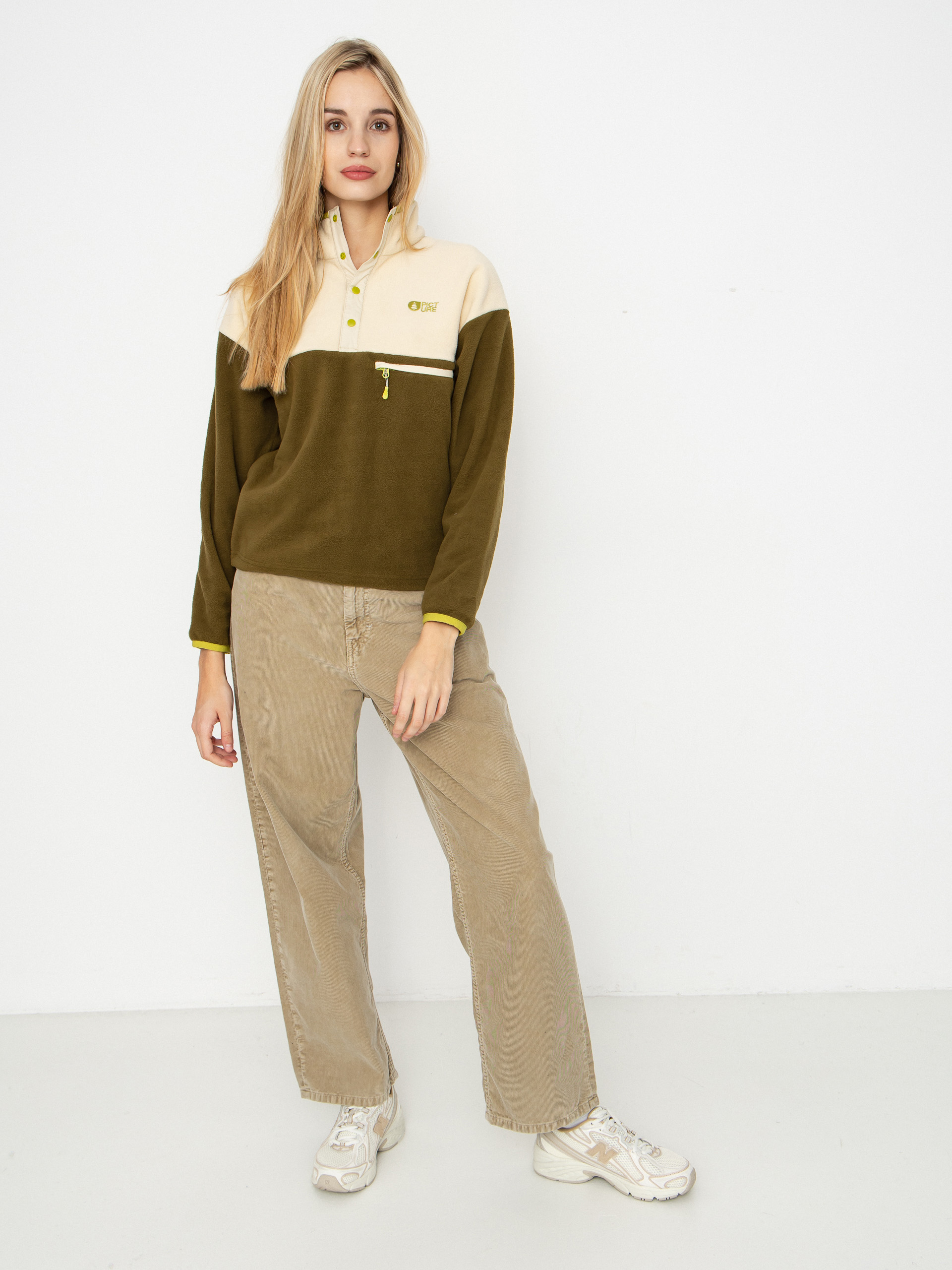 Flu00edsovu00e1 mikina Picture Arcca 1/4 Zip Wmn (tobacco)