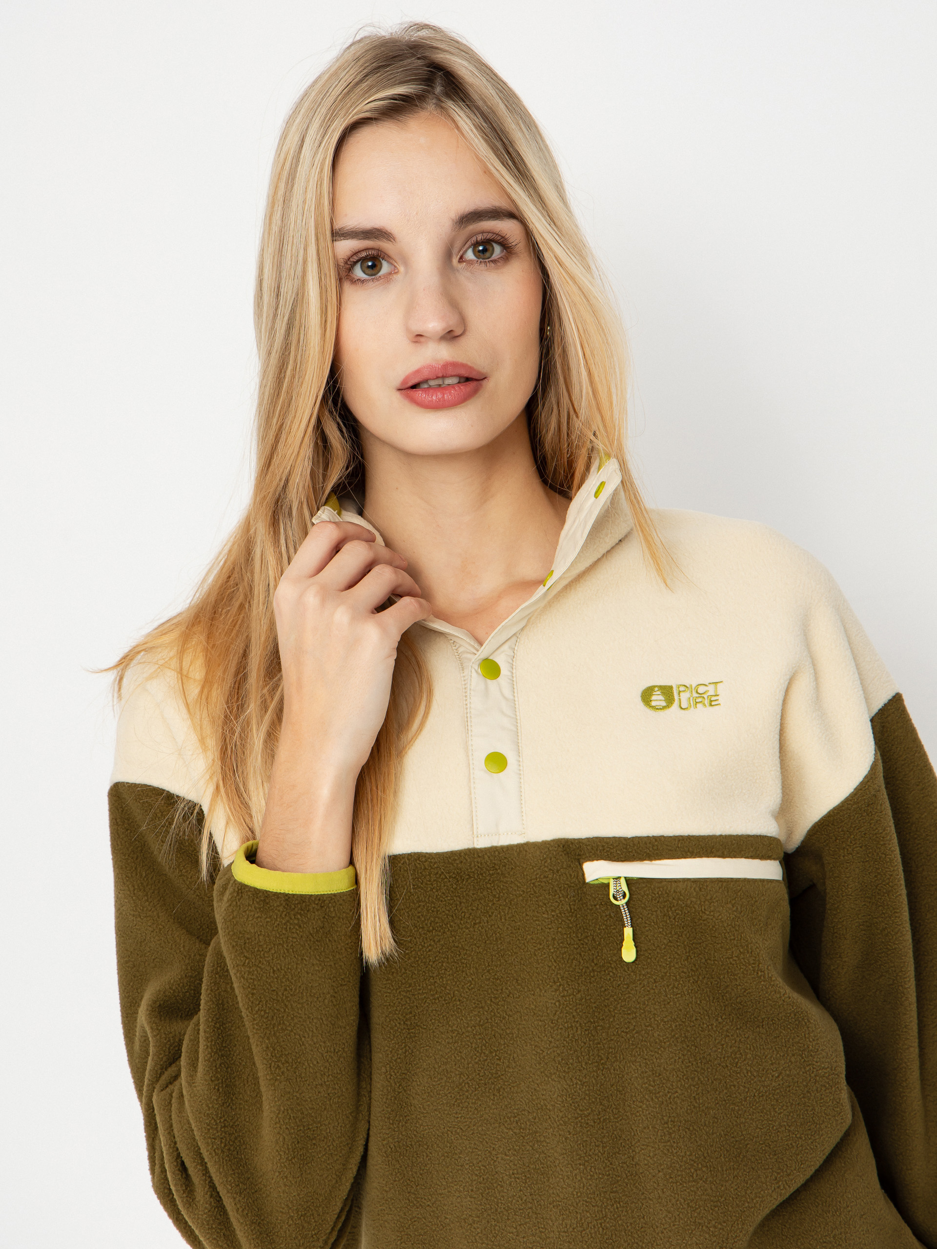 Dámsky Flísová mikina Picture Arcca 1/4 Zip (tobacco)