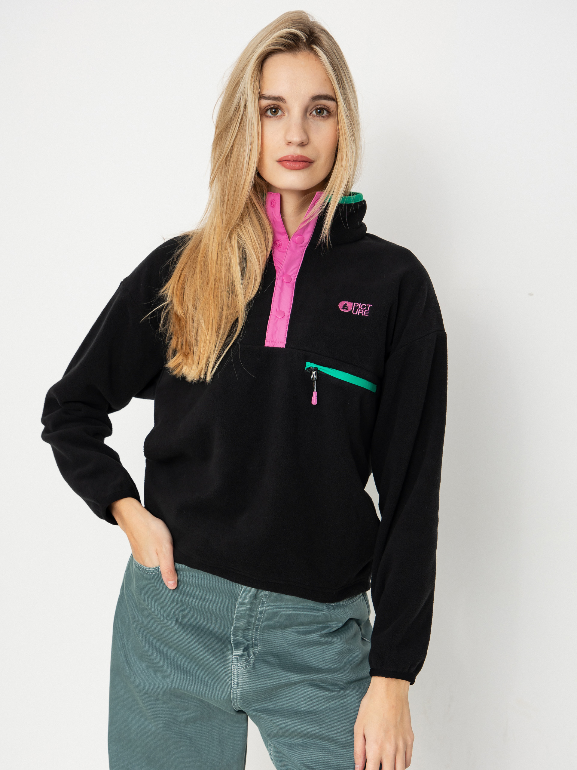 Dámsky Flísová mikina Picture Arcca 1/4 Zip (black)
