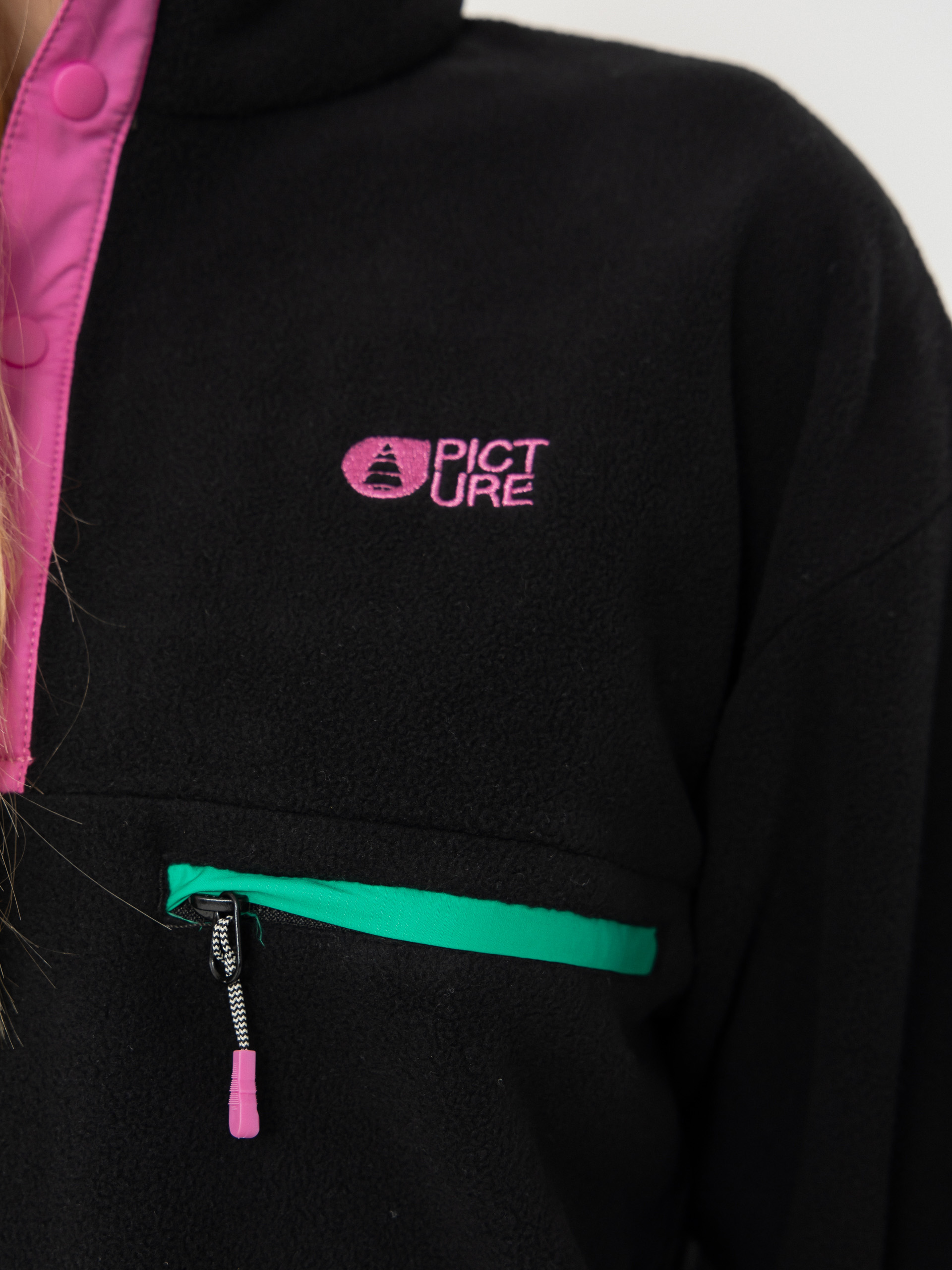 Dámsky Flísová mikina Picture Arcca 1/4 Zip (black)