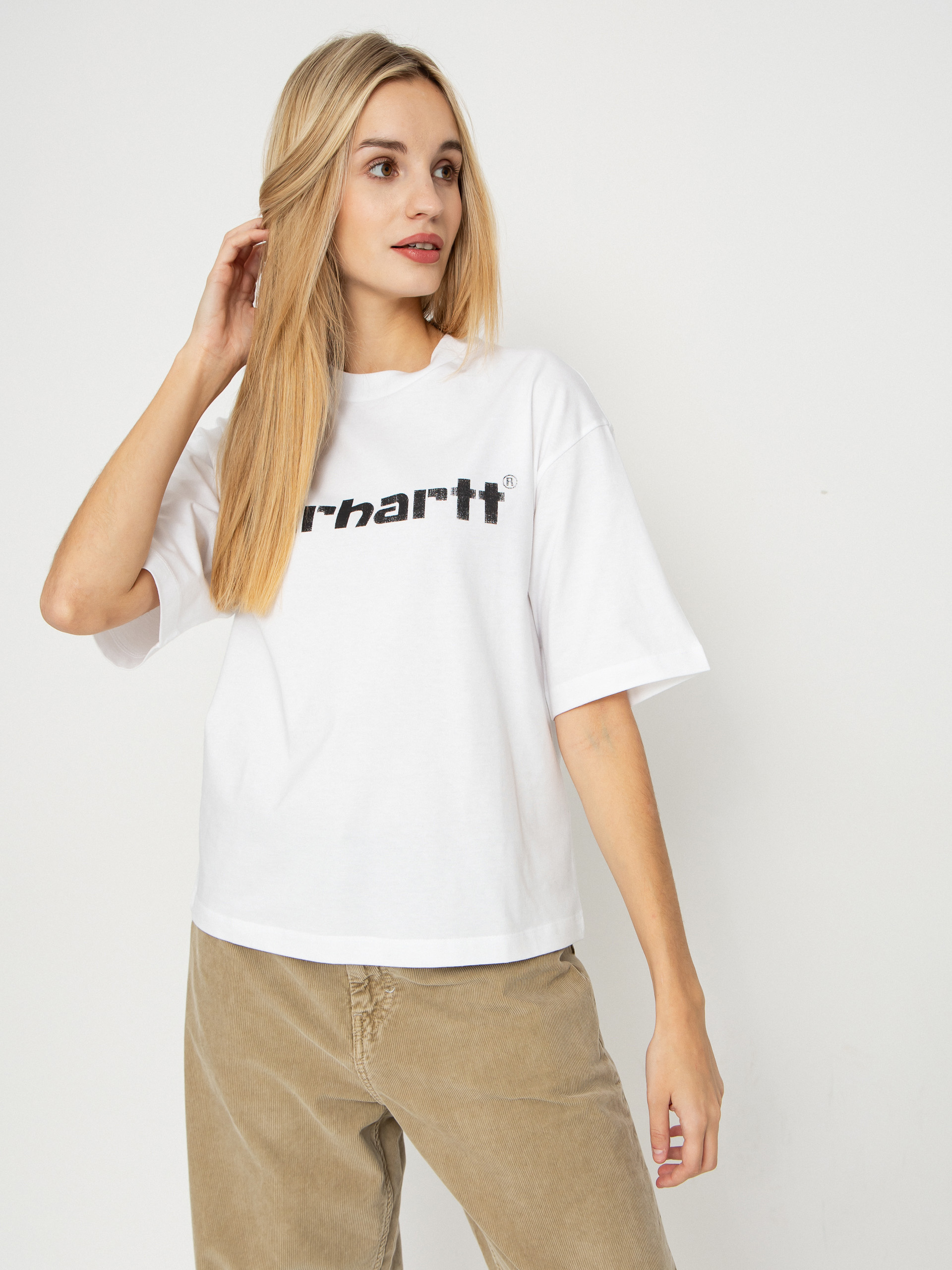 Tričko Carhartt WIP Archive Script Wmn (white)