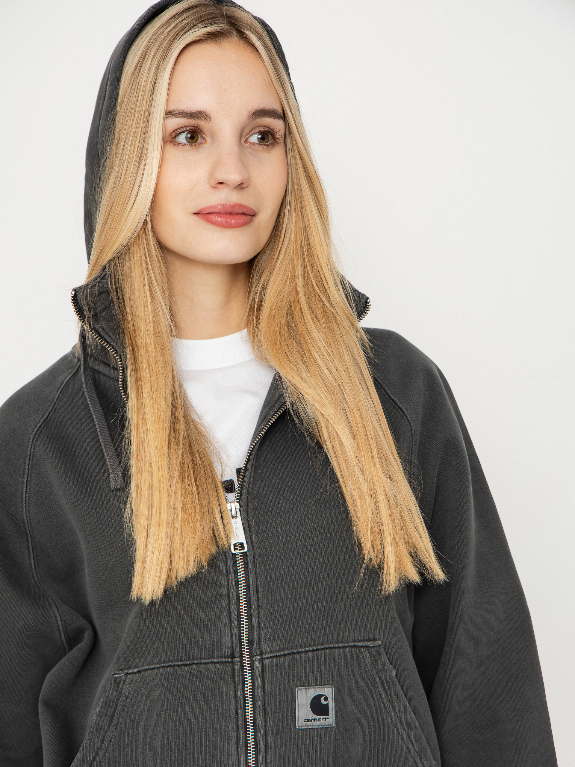 Mikina s kapucňou Carhartt WIP Torion ZHD Wmn (black)