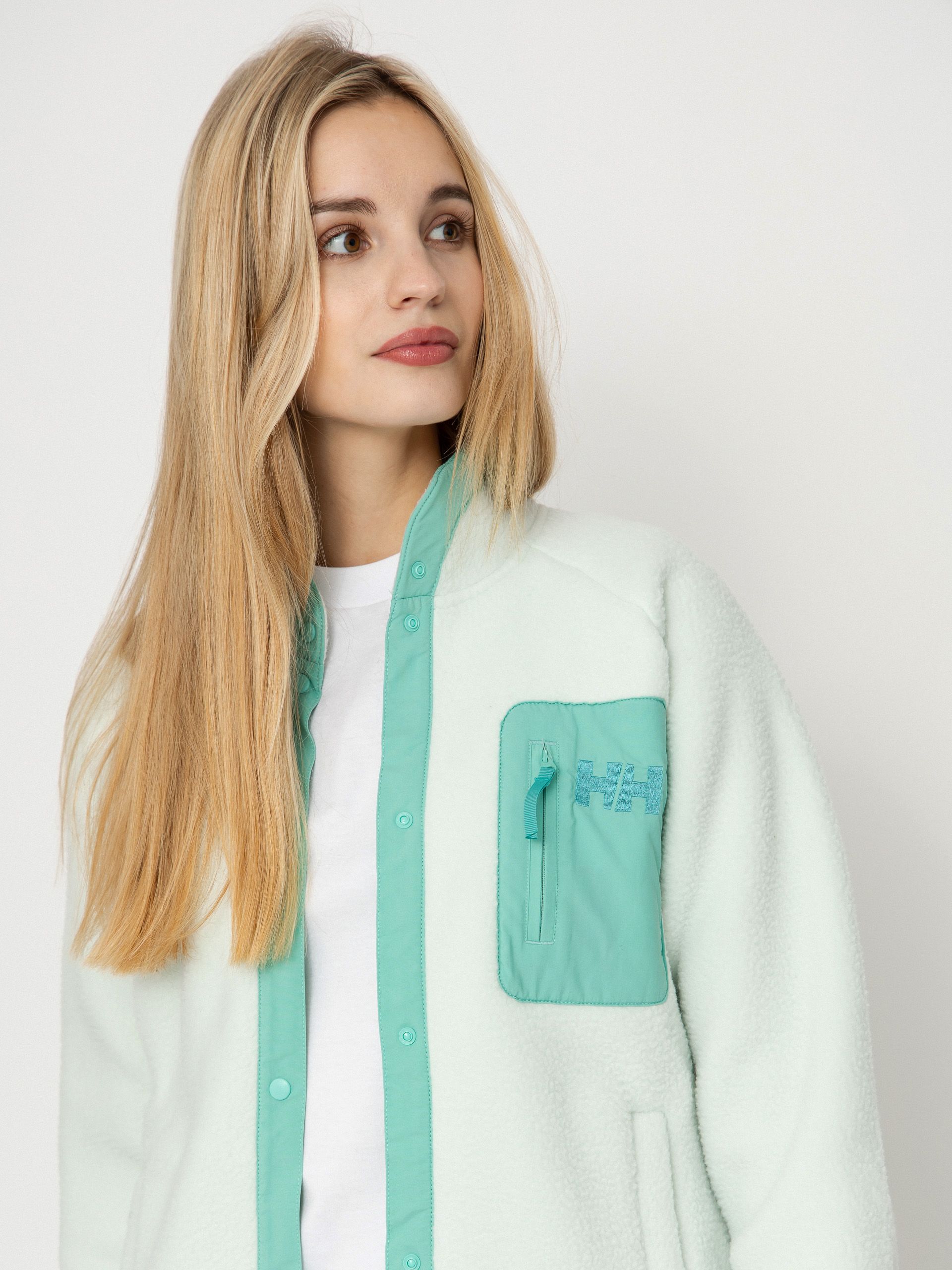 Dámsky Flísová mikina Helly Hansen Imperial Pile Snap (seafoam)