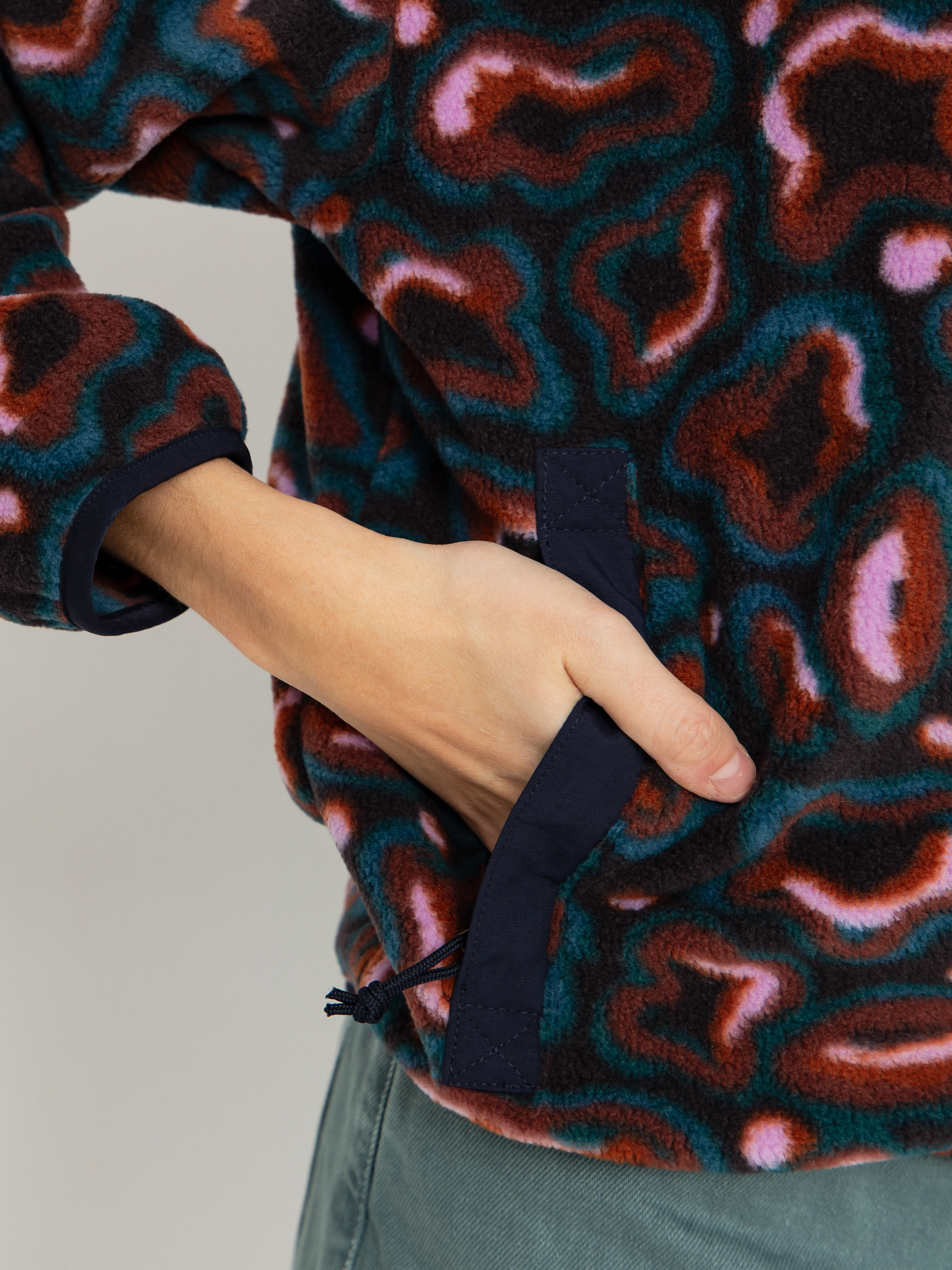 Dámsky Flísová mikina Patagonia Synch (soft spirea dried vanilla)