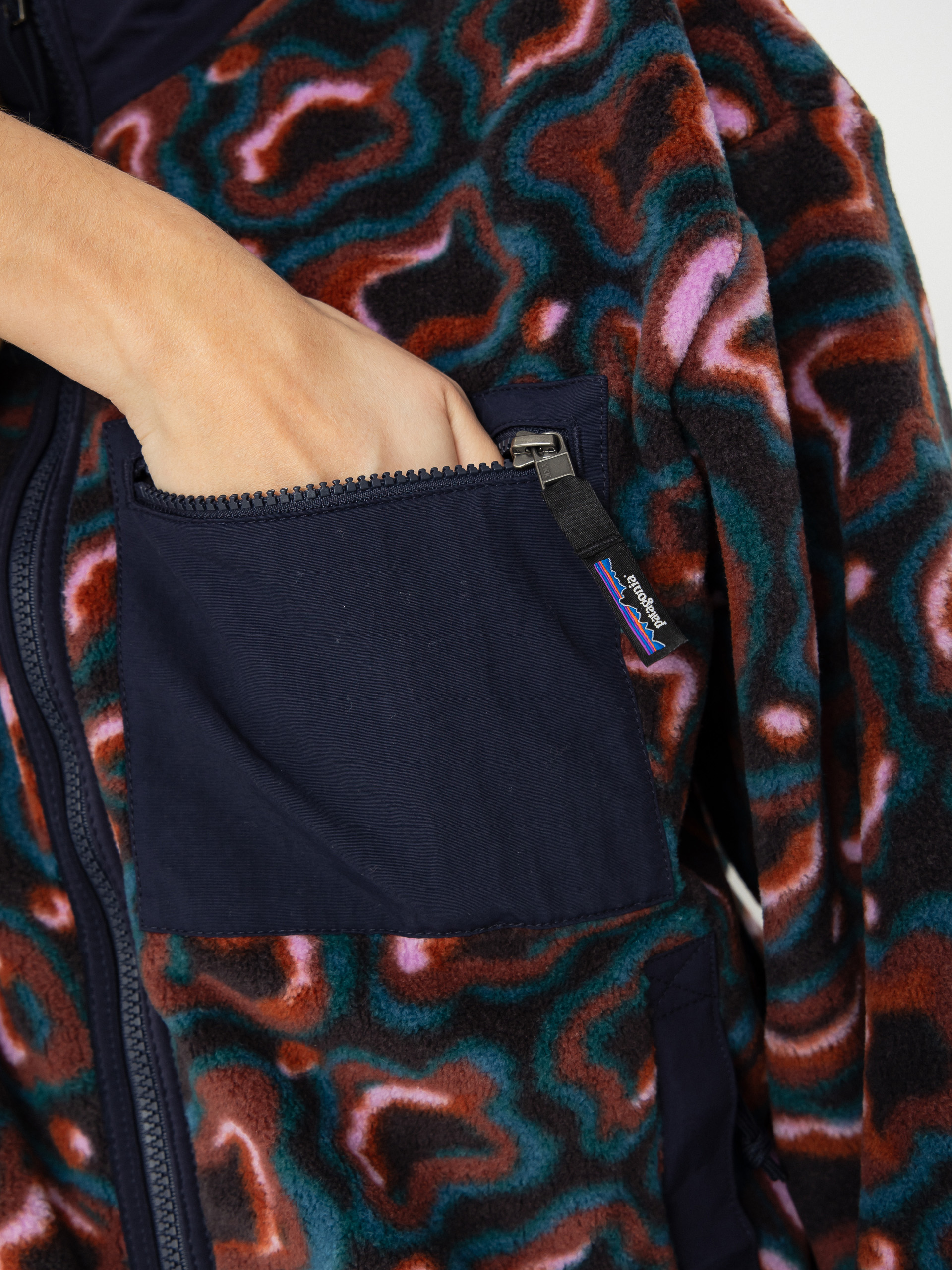 Dámsky Flísová mikina Patagonia Synch (soft spirea dried vanilla)