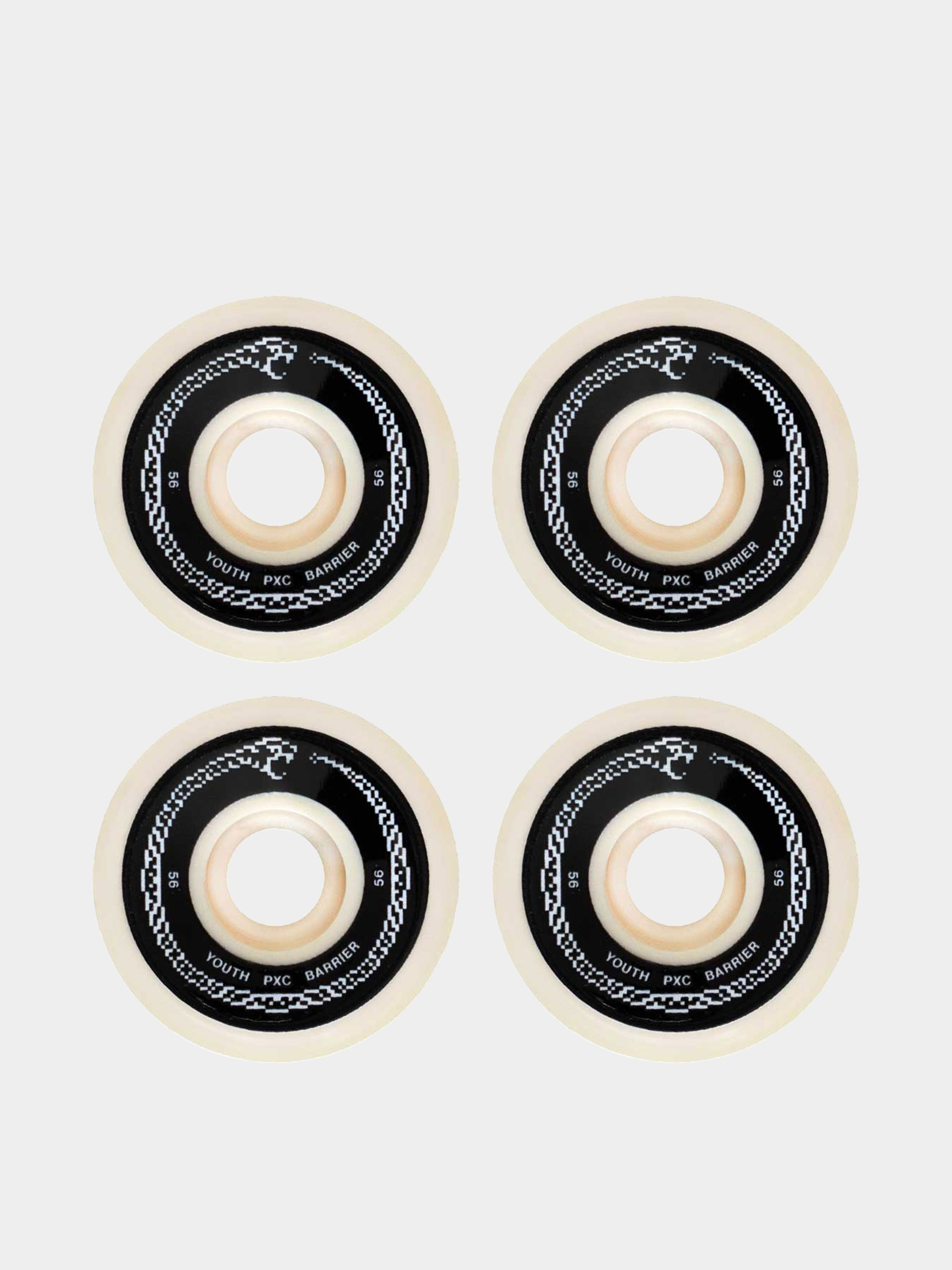 Kolieska Youth Skateboards Pxc X Barrier (white/black)