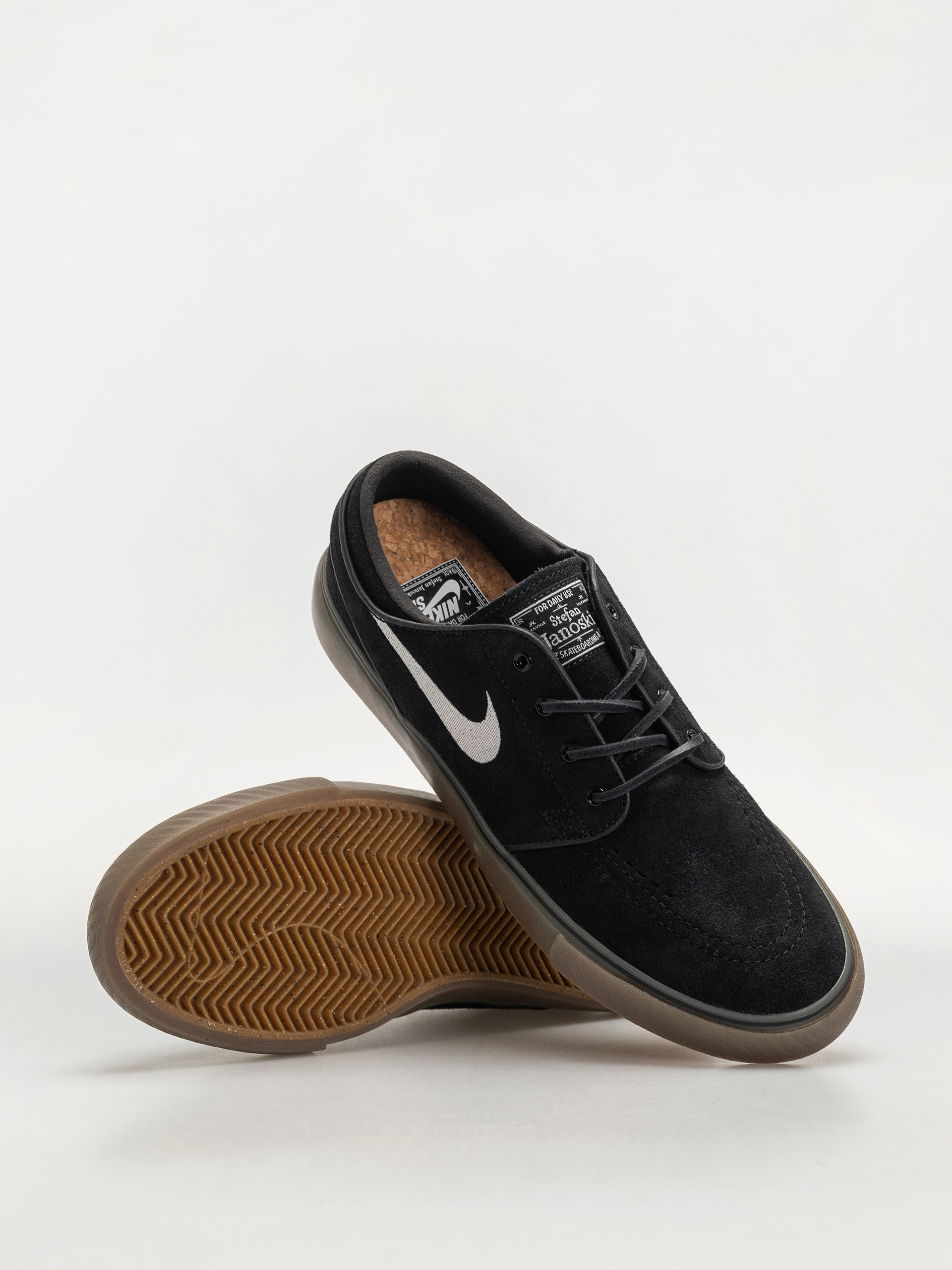 Topánky Nike SB Zoom Janoski Og+ (black/white black gum light brown)
