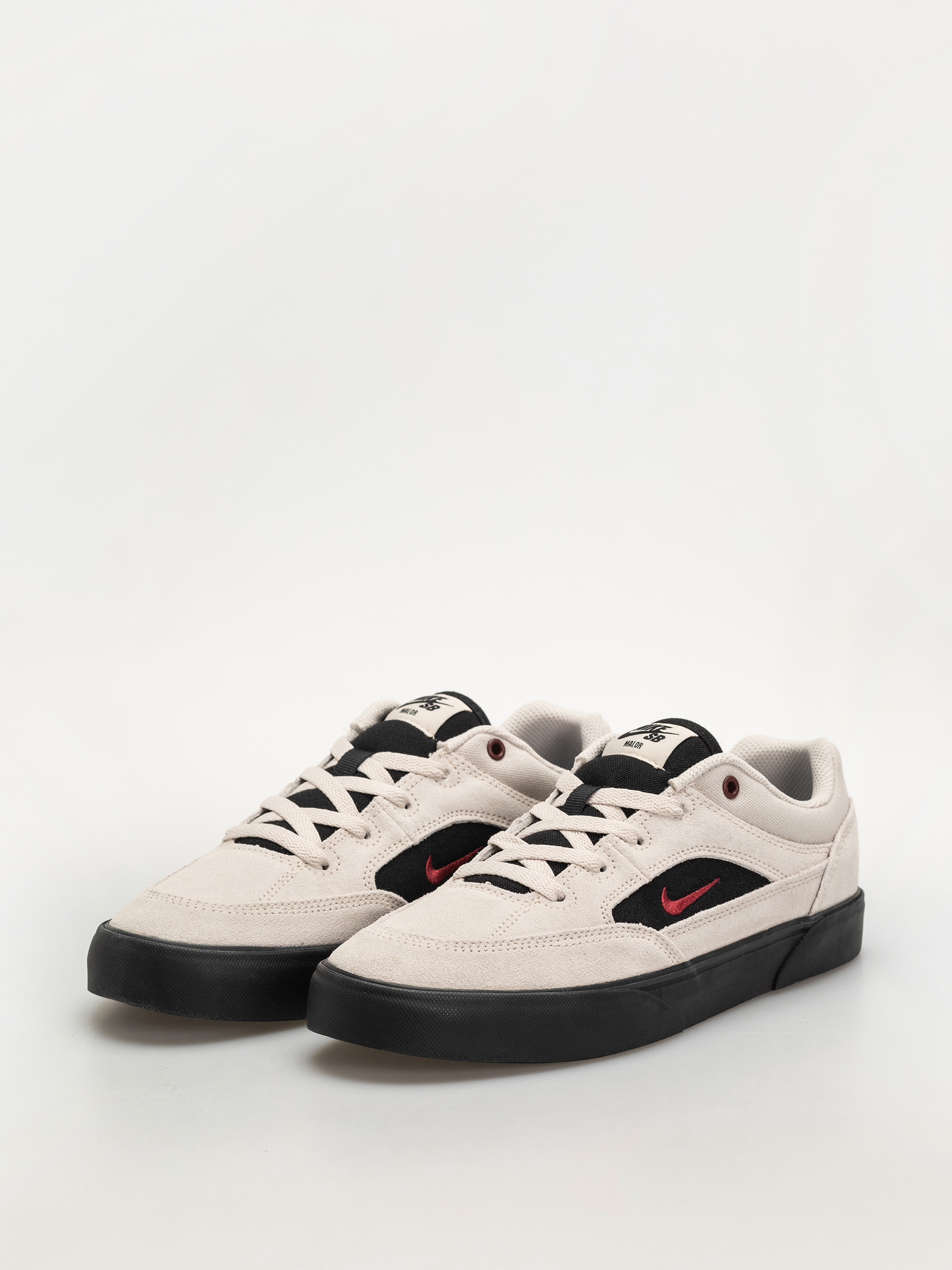 Topánky Nike SB Malor (lt orewood brn/team red black)