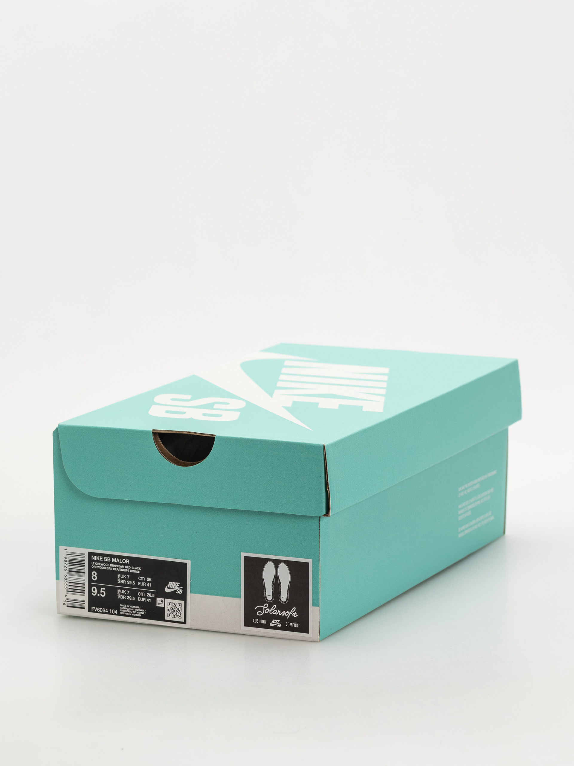 Topánky Nike SB Malor (lt orewood brn/team red black)