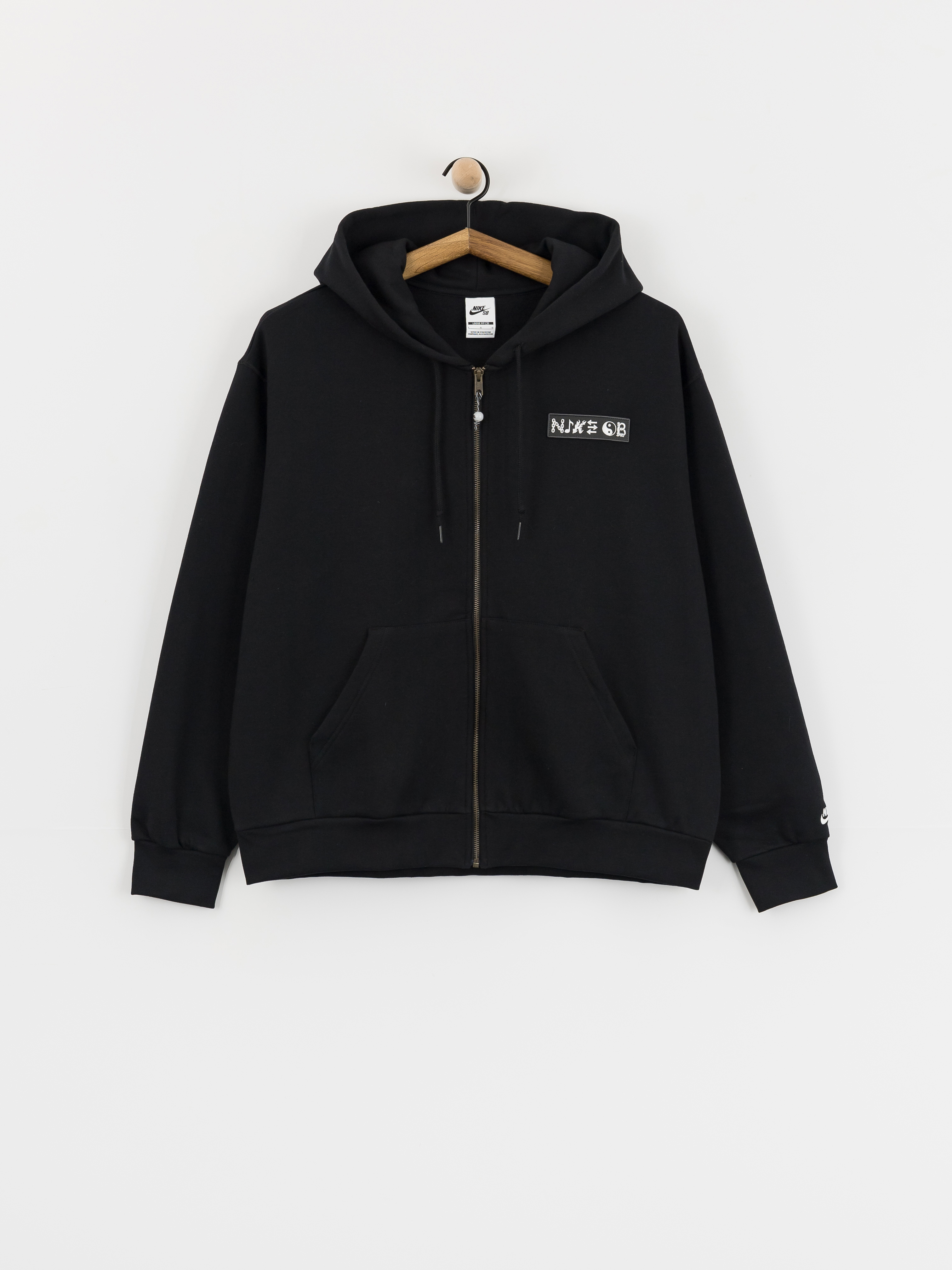 Mikina s kapucňou Nike SB Souvenir FLC ZHD (black)