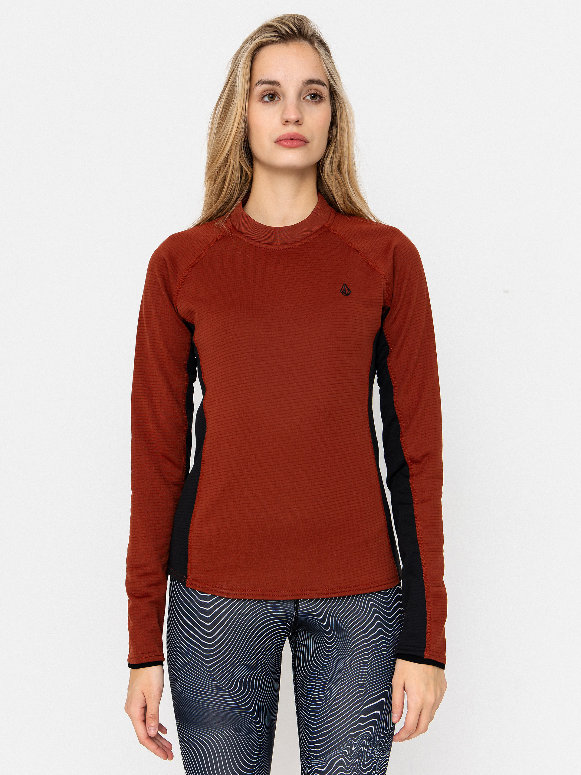 Termomikina  Volcom Gridlock Crew Neck Wmn (henna)