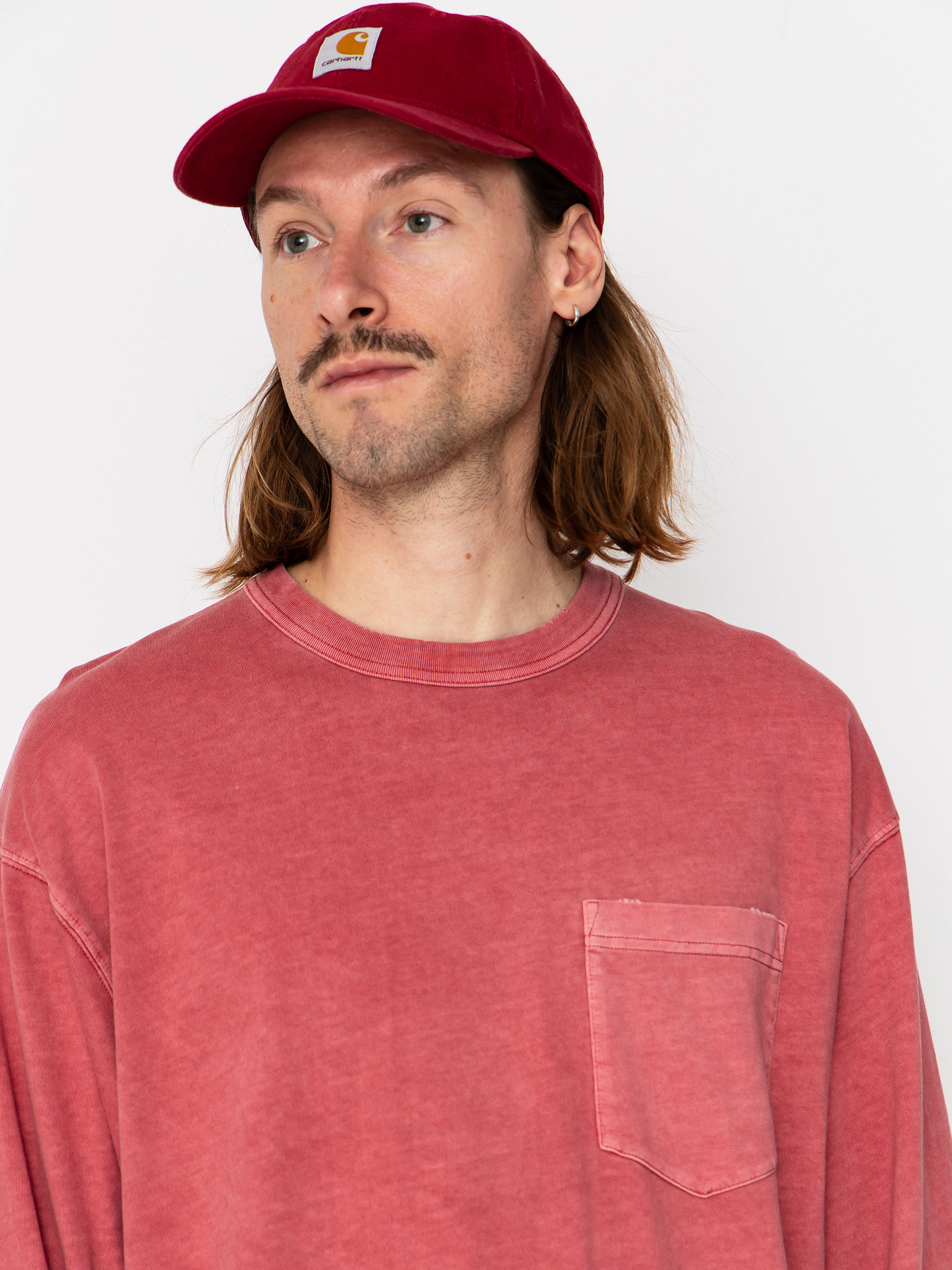 Triko Carhartt WIP Torion Pocket (marsala)