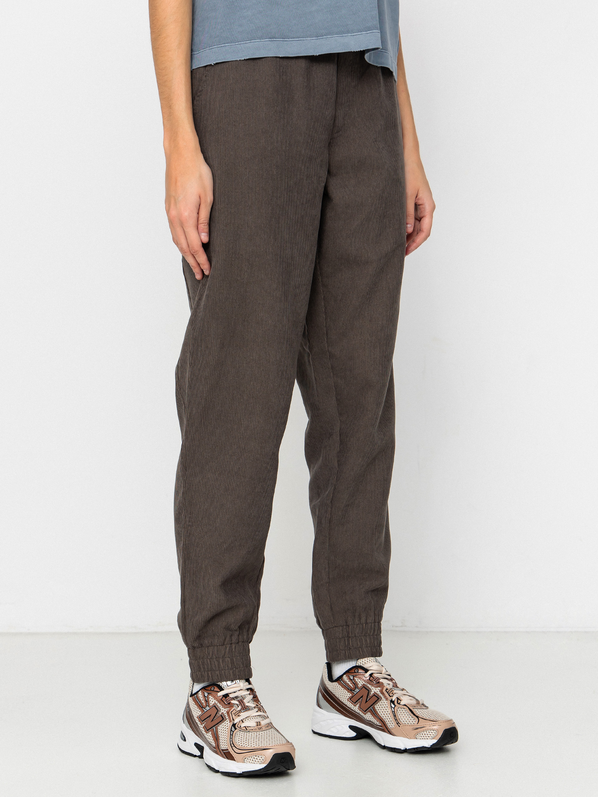 Nohavice Iriedaily Civic Cord Wmn (charcoal)