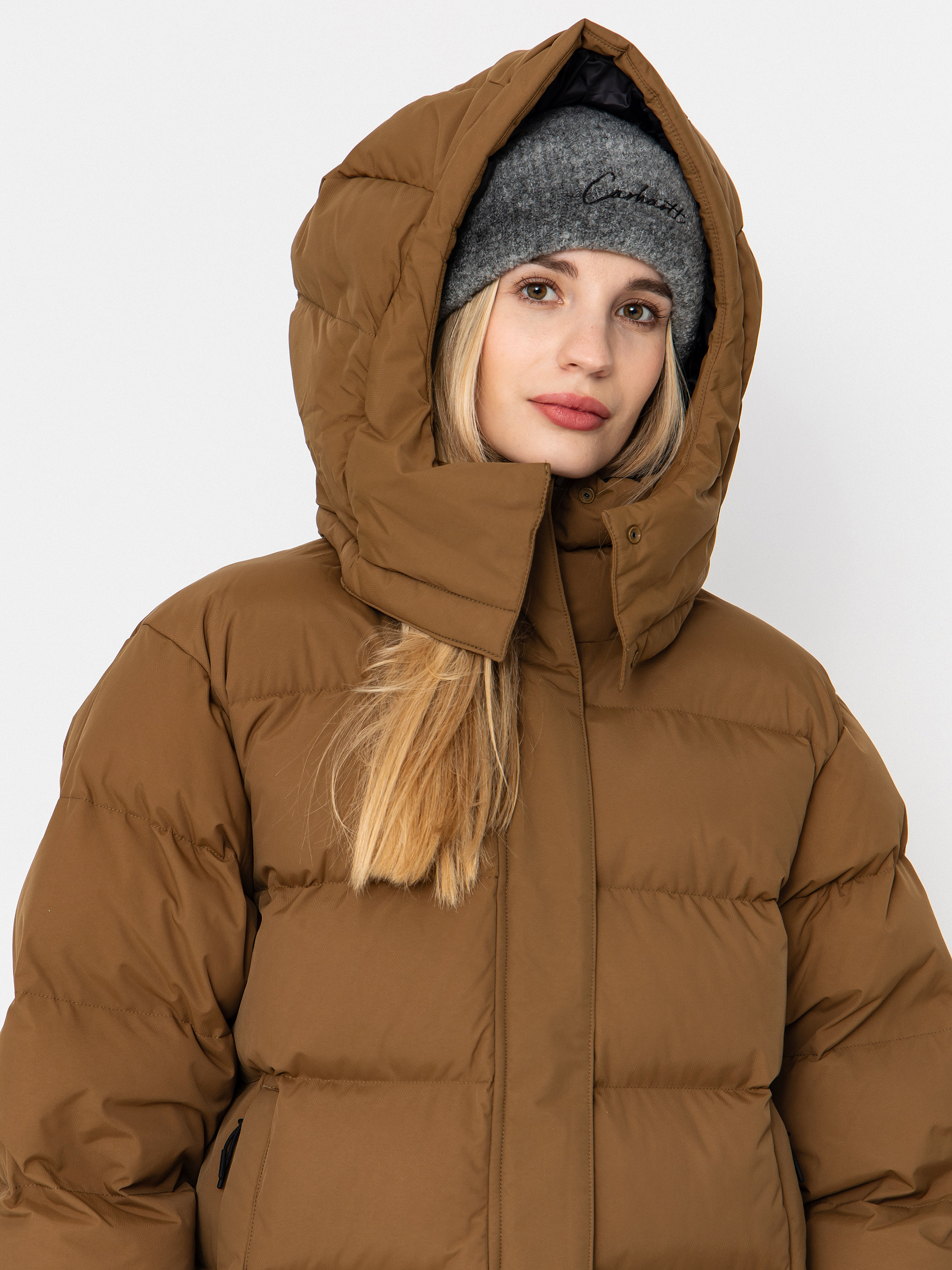 Bunda Helly Hansen Aspire Puffy Parka Wmn (sepia)