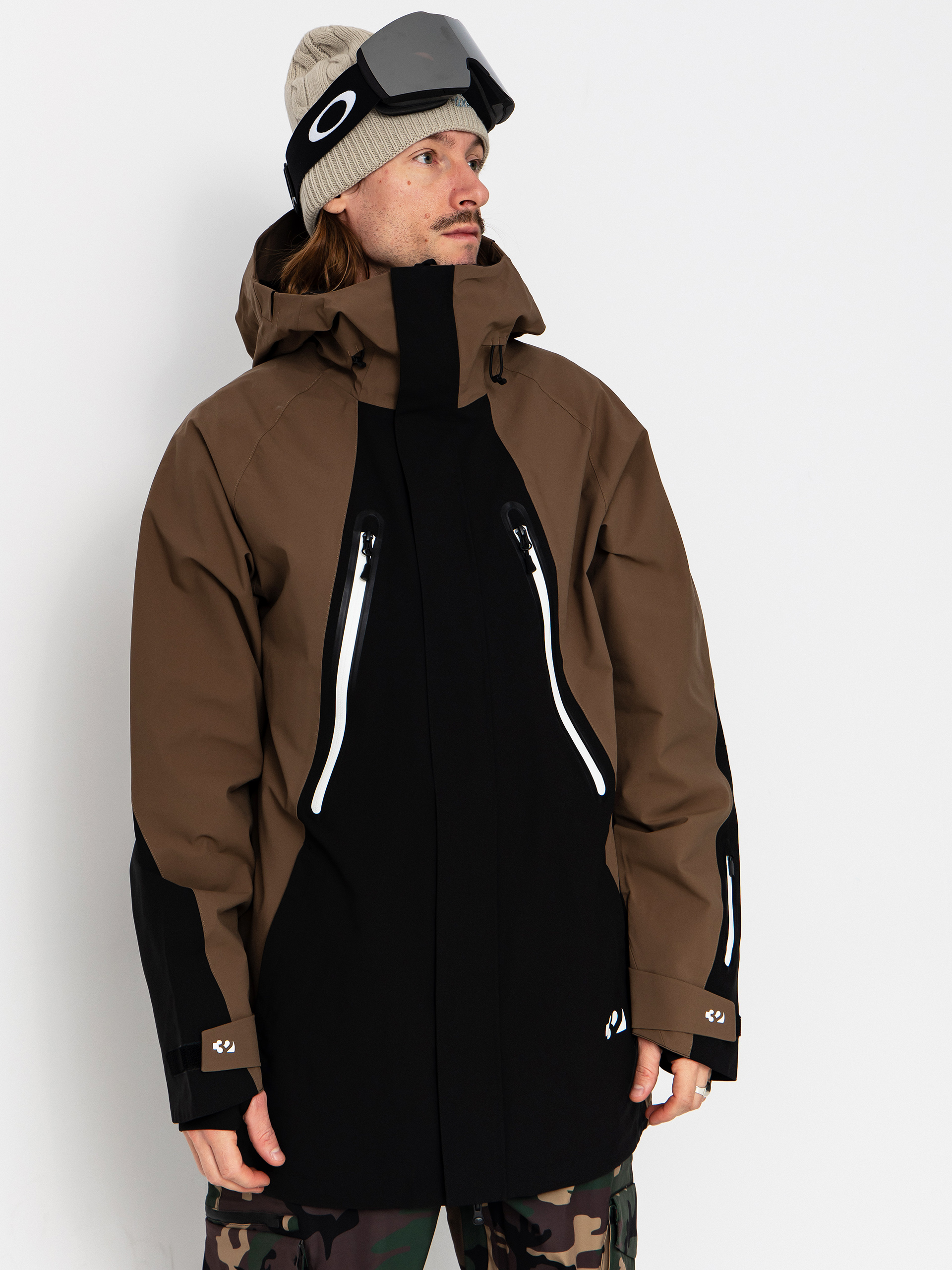 Pánska Snowboardová bunda ThirtyTwo Deep Creek Parka (tobacco)